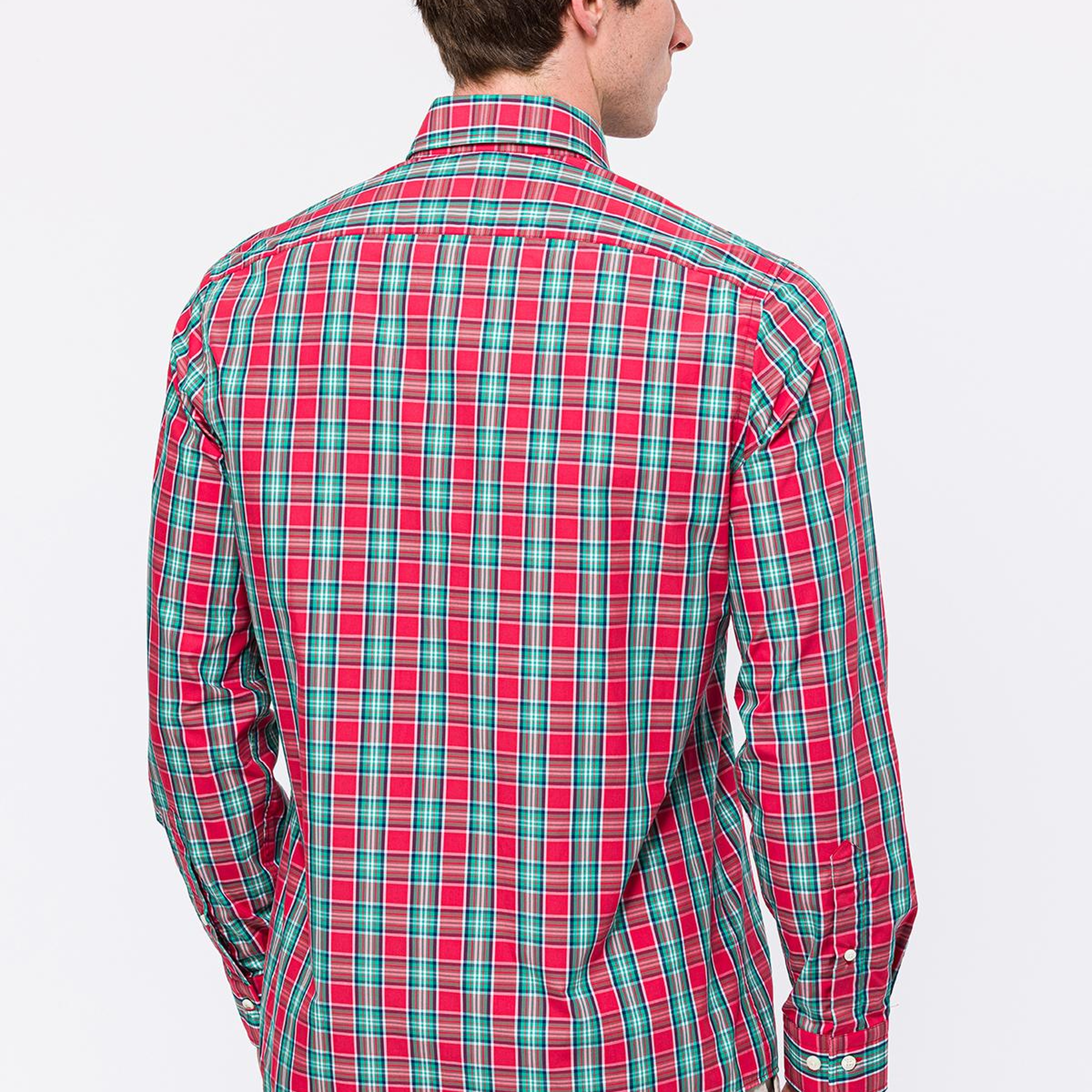 Erkek Açık Yeşil Cooper Fit Düğmeli Yaka Spor Gömlek