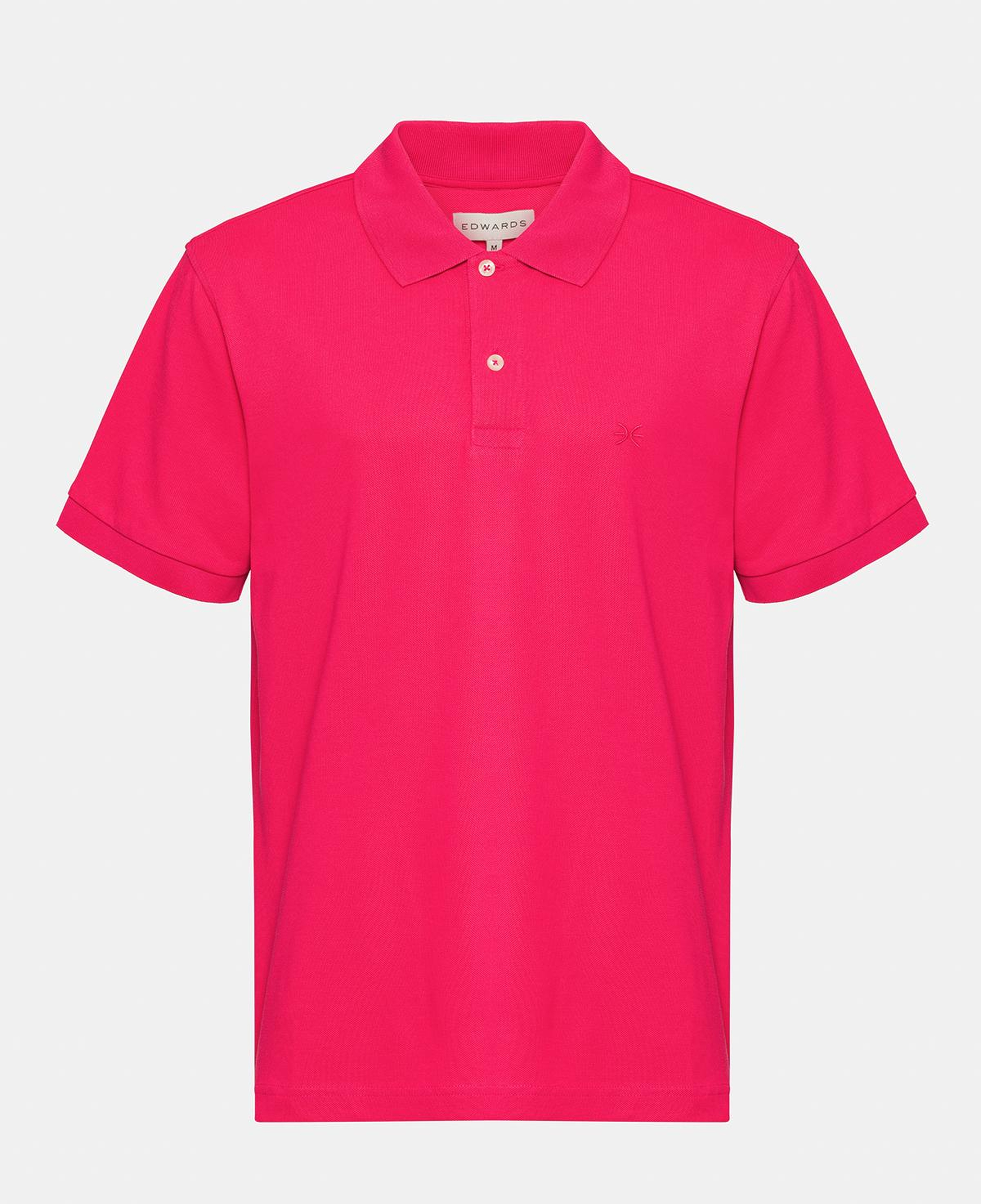 Erkek Koyu Pembe Kısa Kollu Polo Yaka T-Shirt