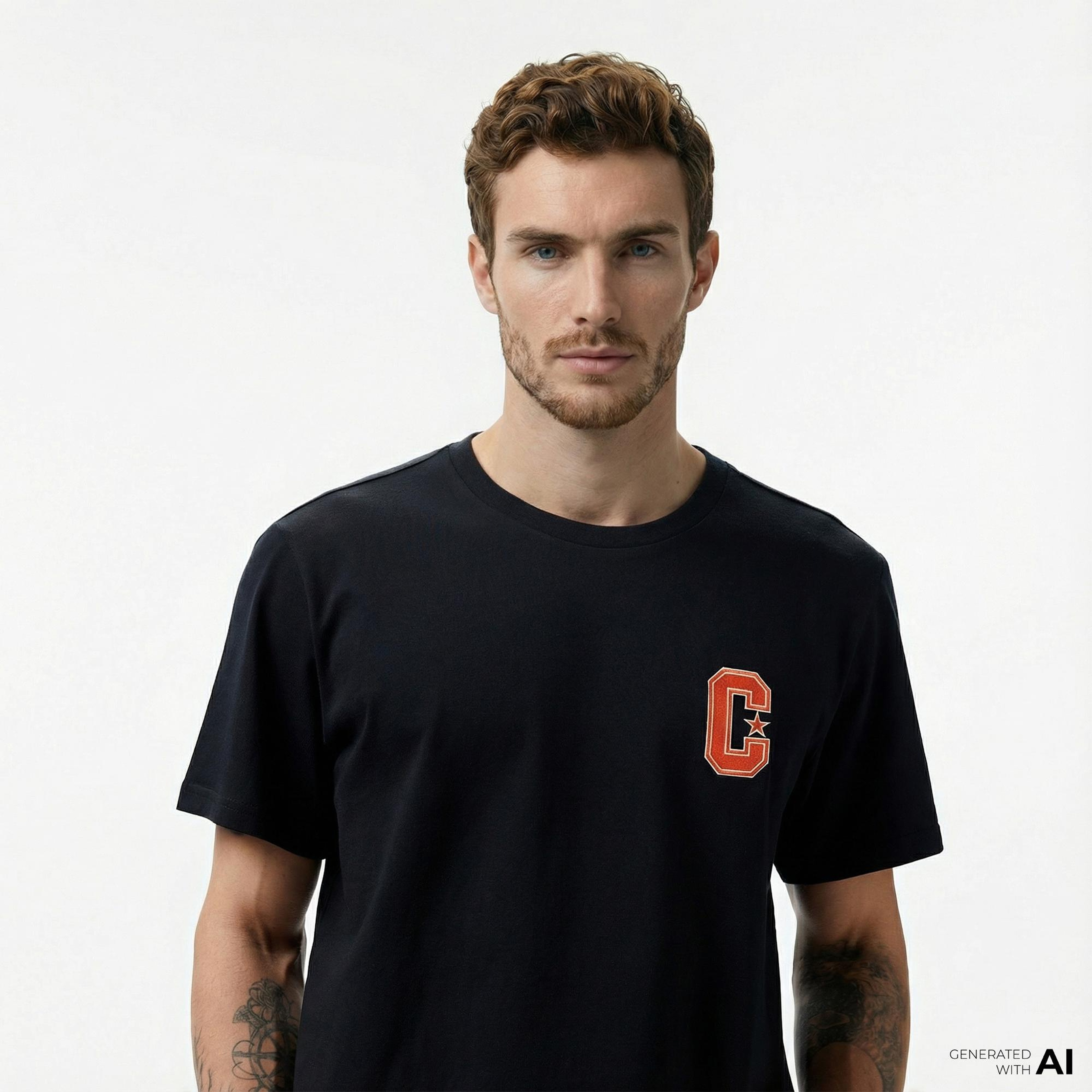 Converse Erkek Siyah T-Shirt