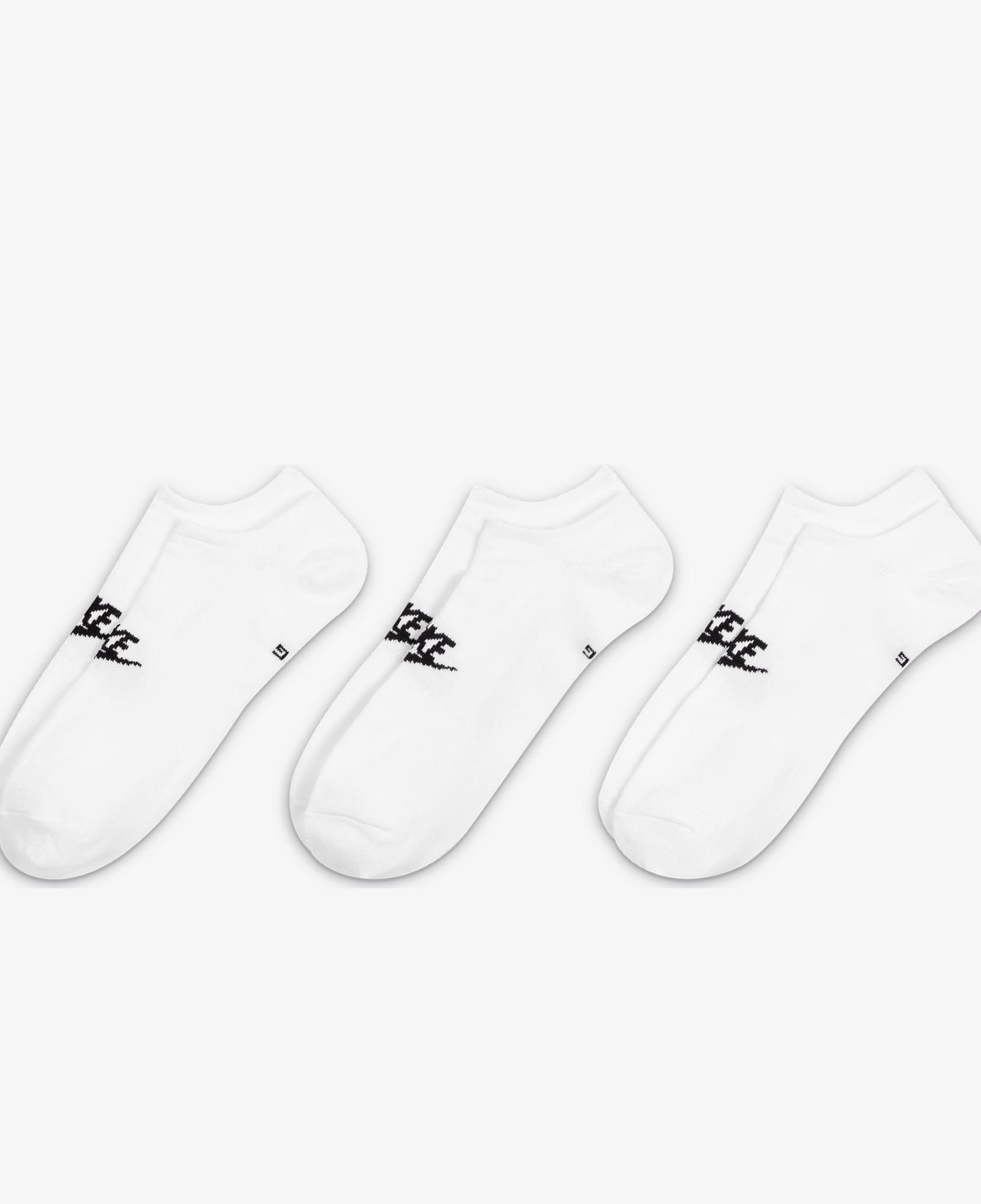 Nike Sportswear Everyday Essential Unisex Beyaz 3'lü Çorap
