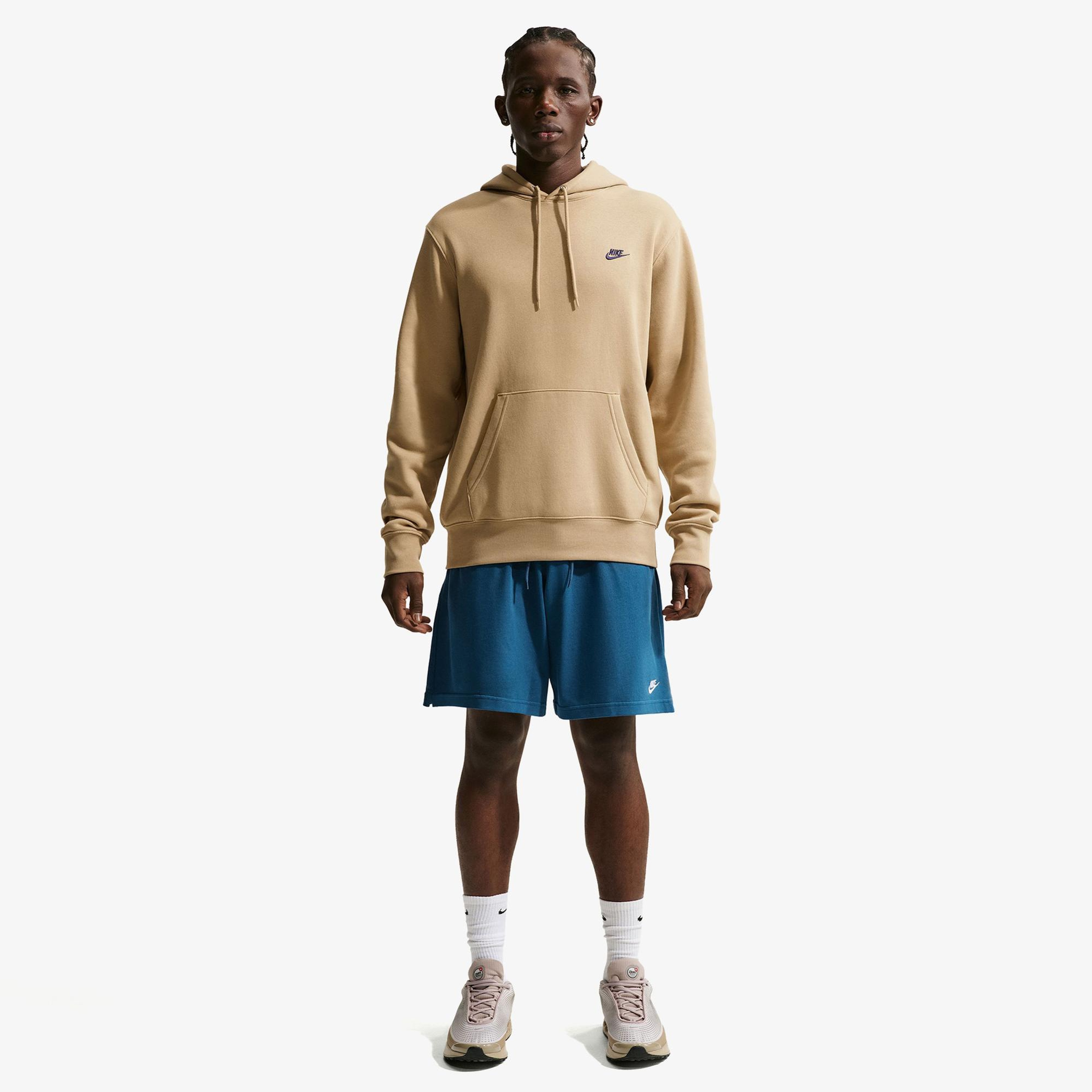 Nike Club Knit Erkek Mavi Şort