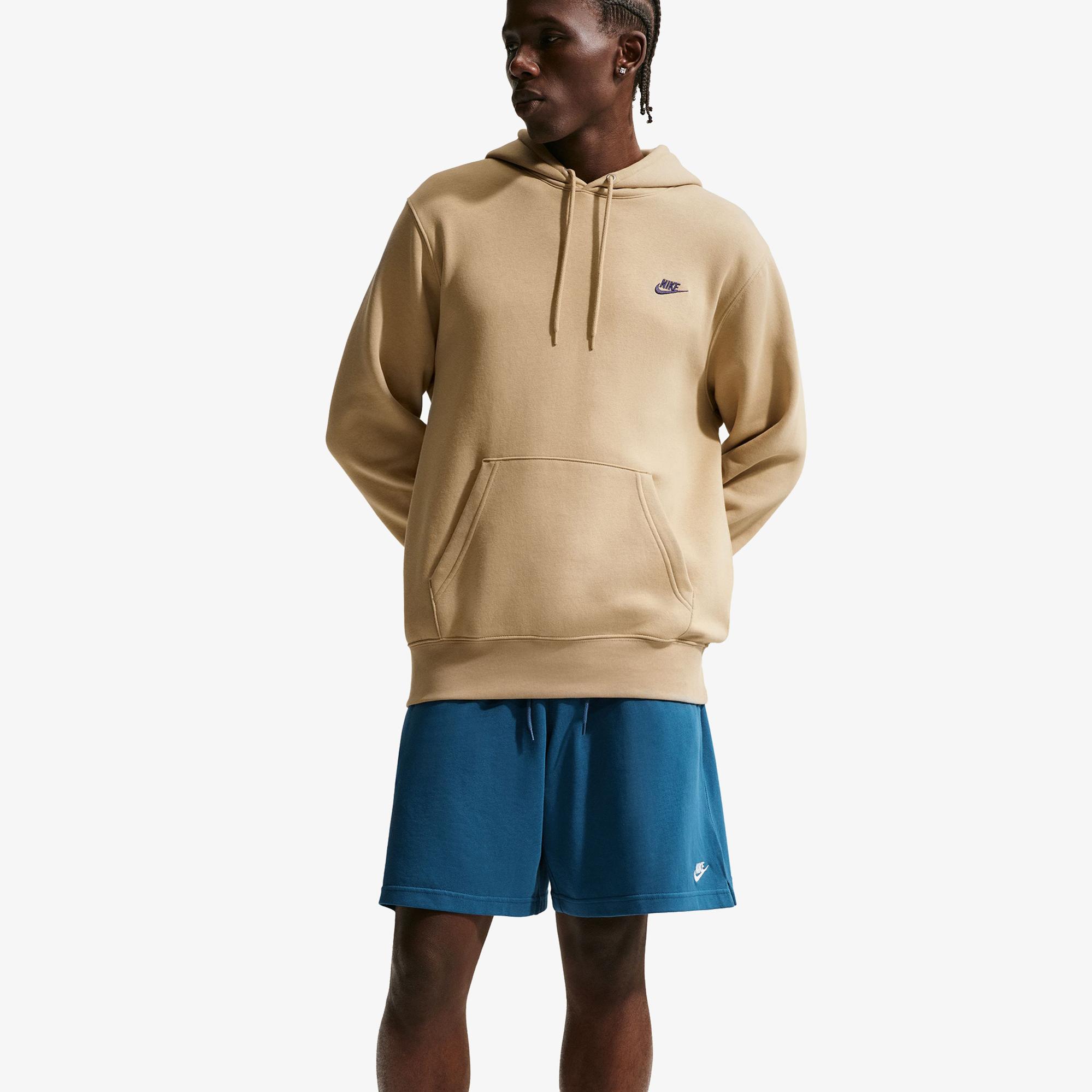 Nike Club Knit Erkek Mavi Şort