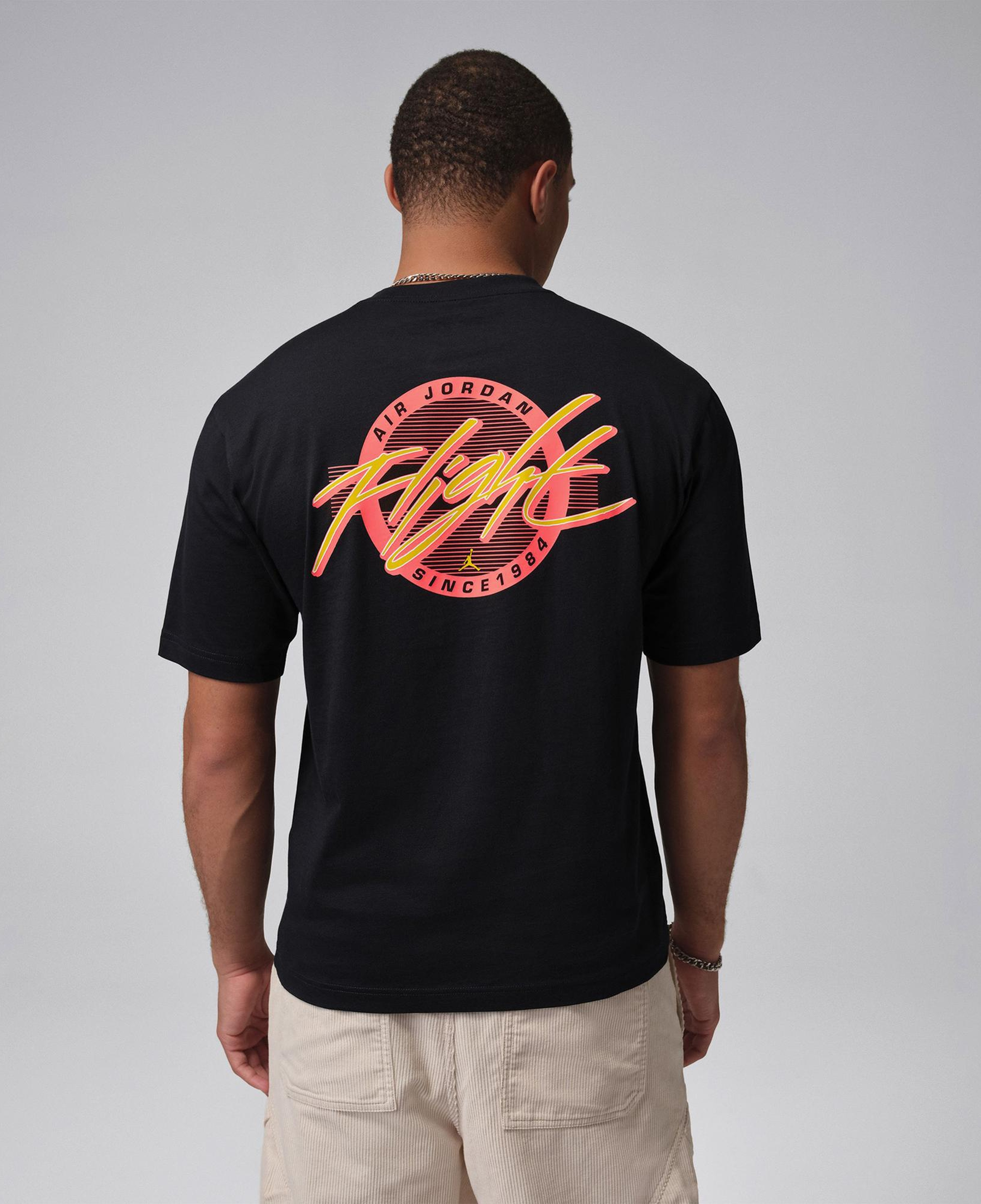 Jordan Flight Crew Erkek Siyah T-Shirt