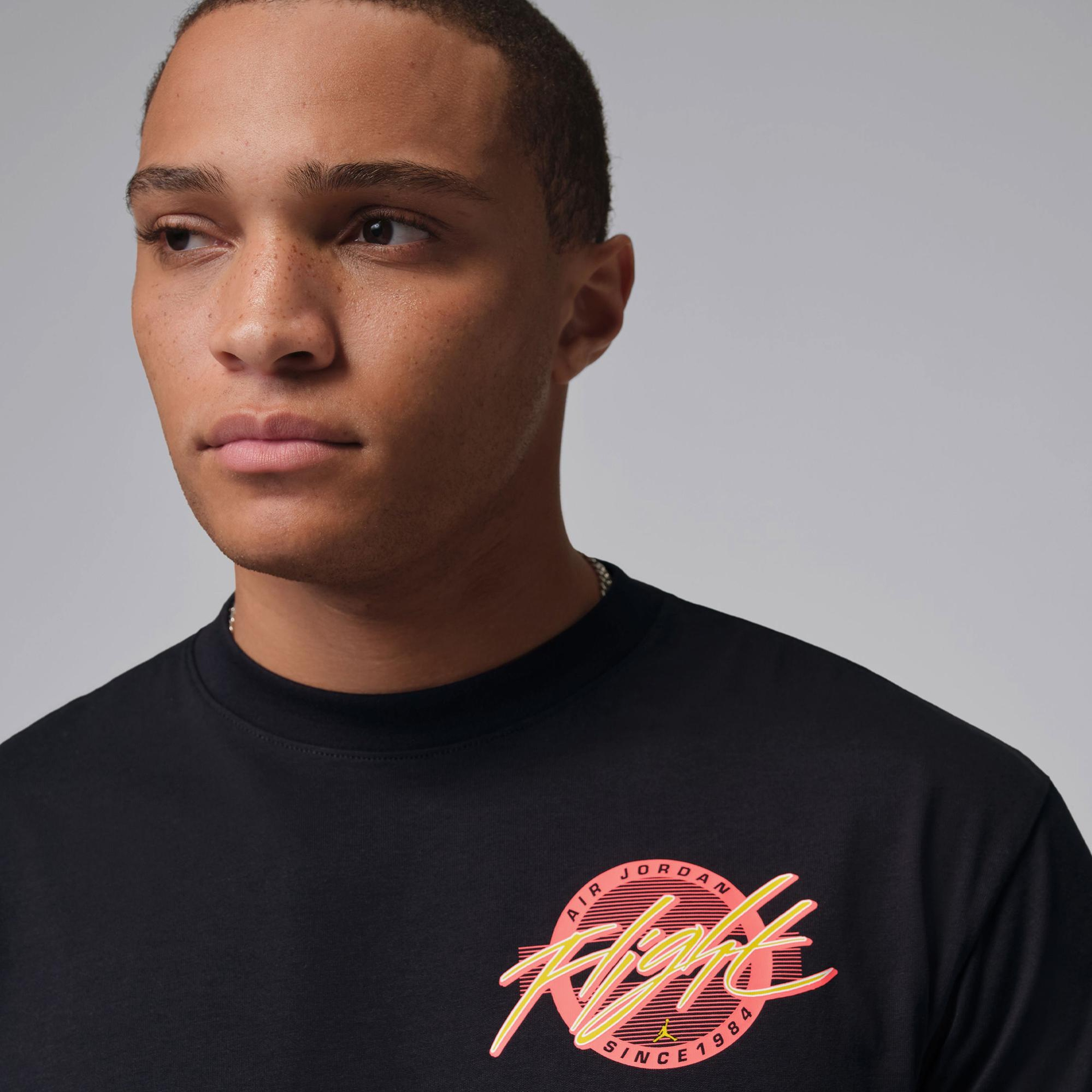 Jordan Flight Crew Erkek Siyah T-Shirt