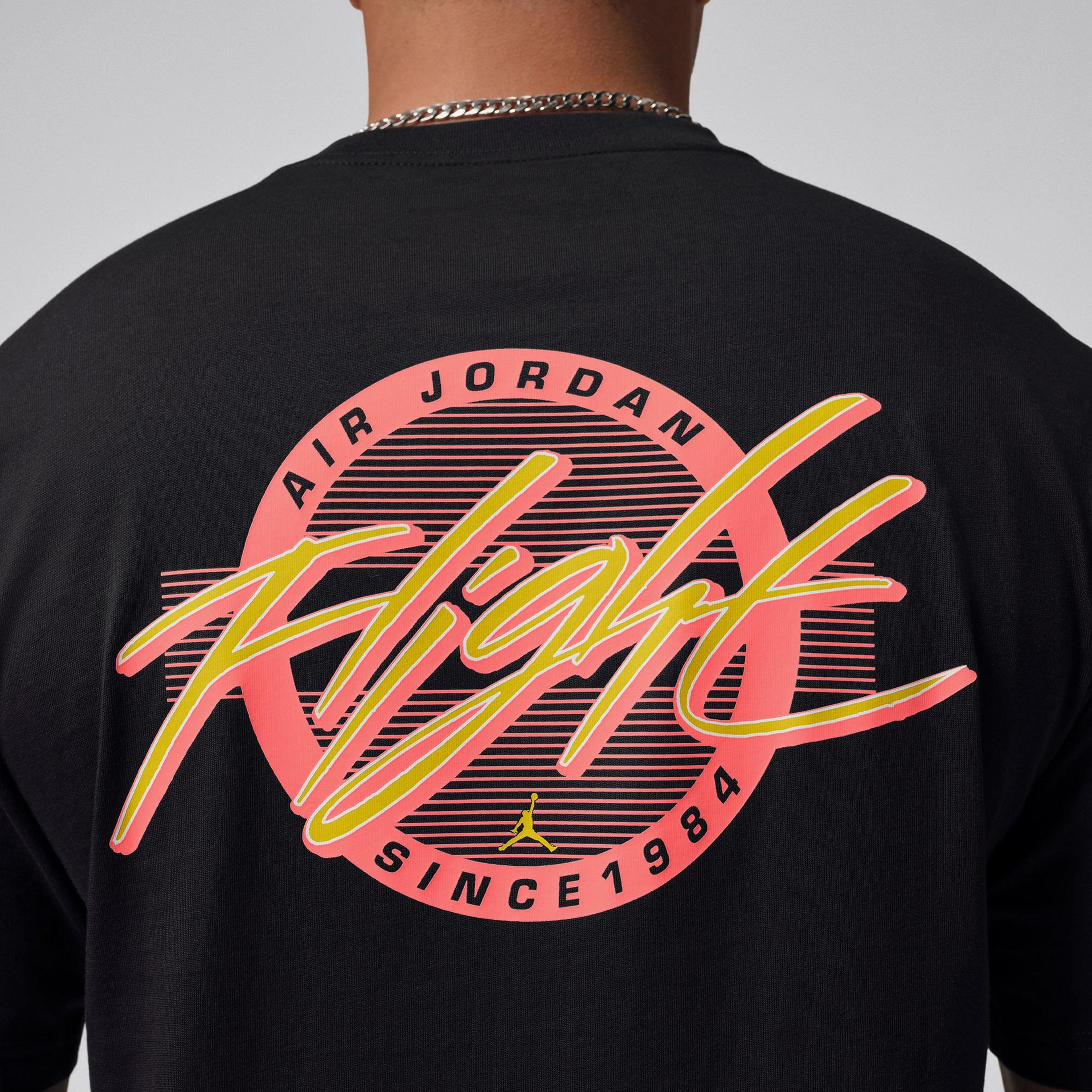 Jordan Flight Crew Erkek Siyah T-Shirt