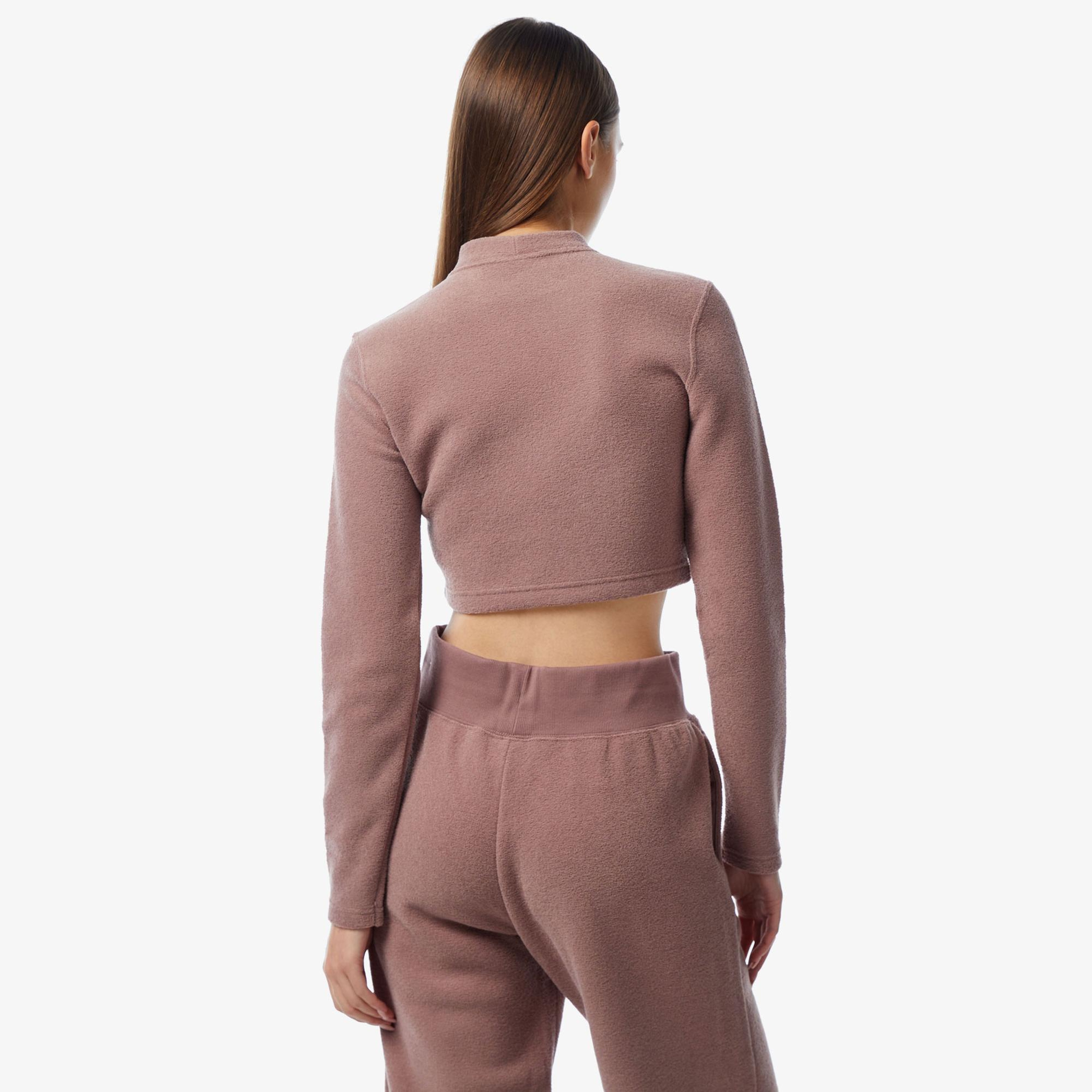 Nike Sportswear Phoenix Plush Kadın Pembe Crop T-Shirt