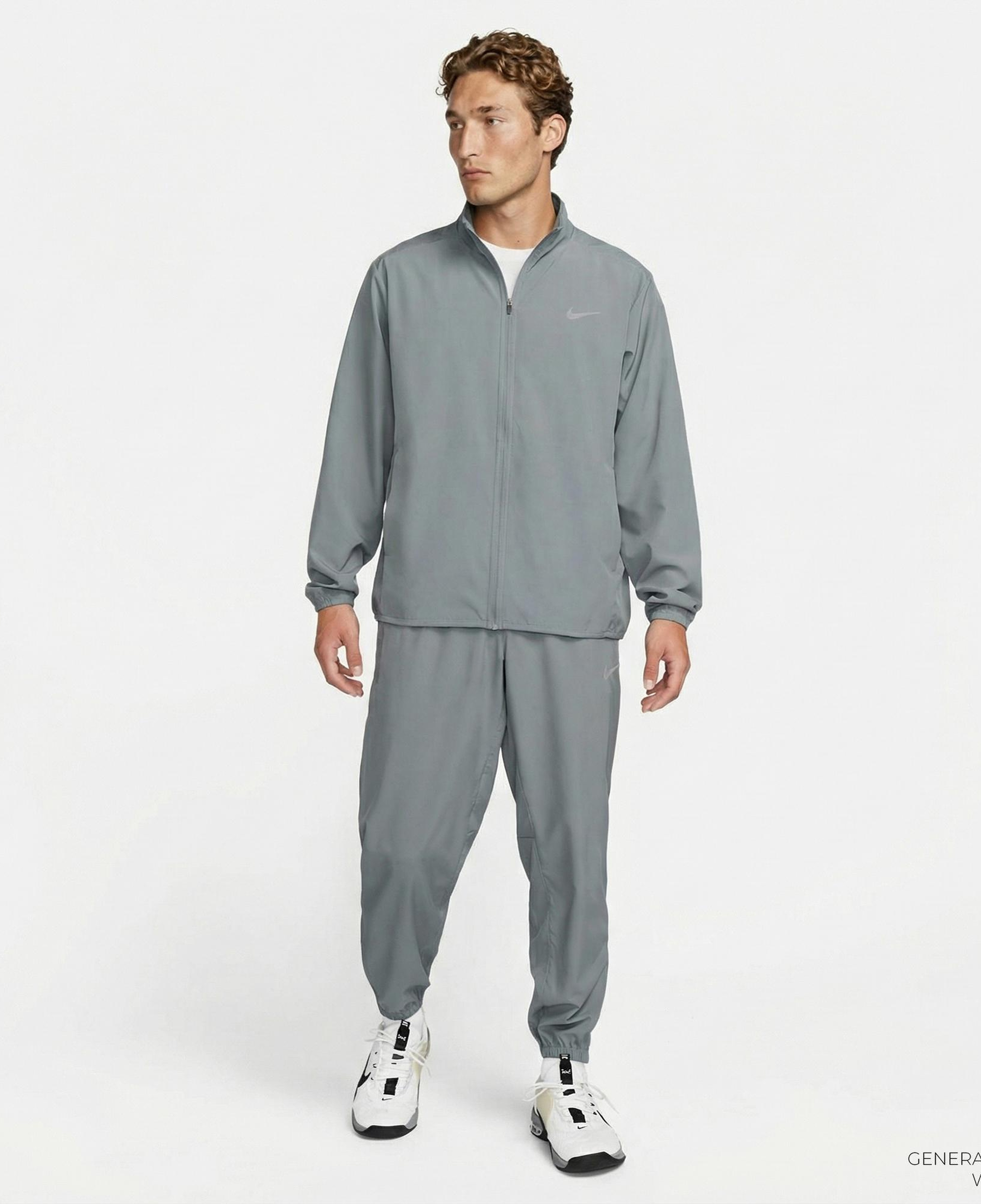 Nike Dri-Fit Form Erkek Gri Eşofman Altı