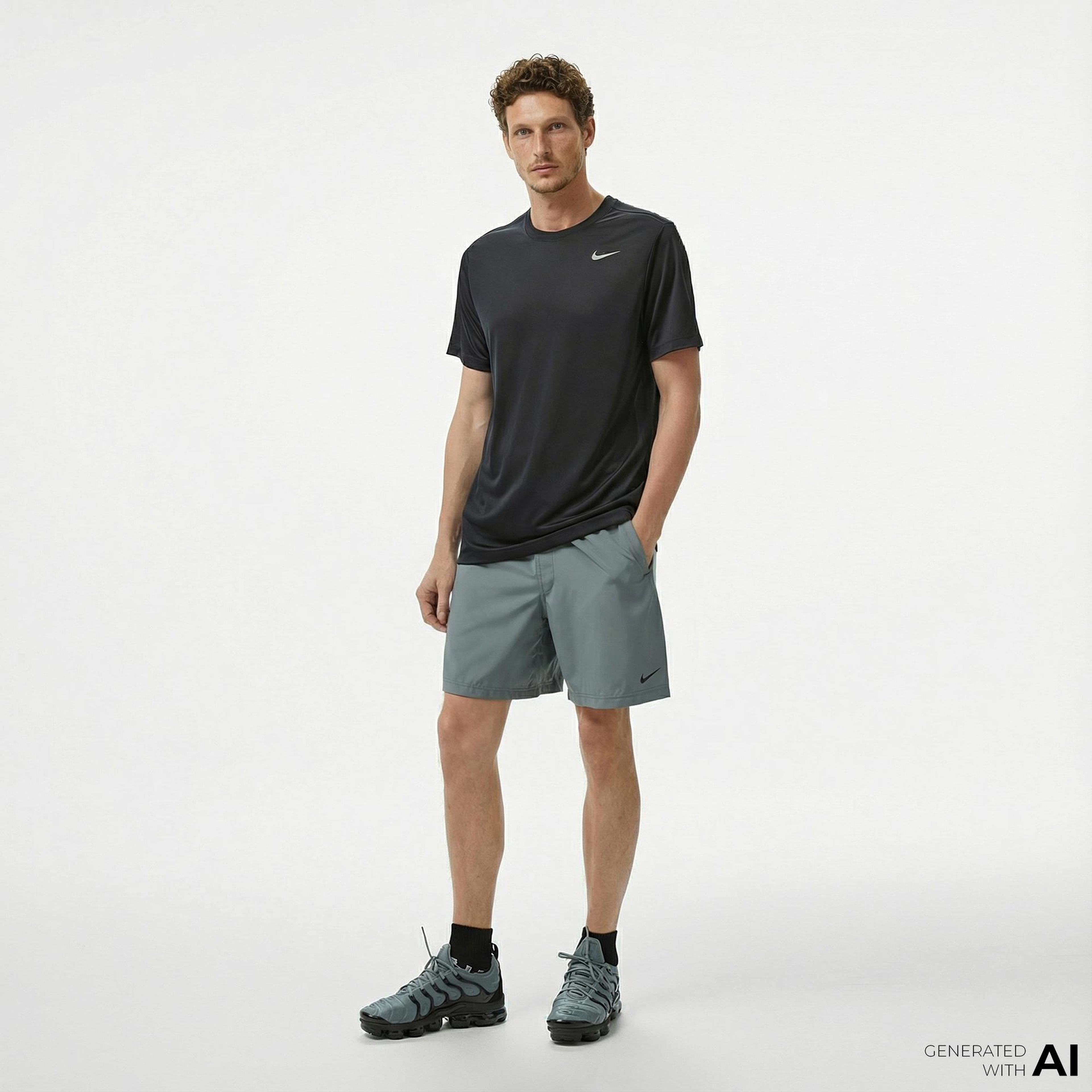 Nike Dri-Fit Form Erkek Gri Şort