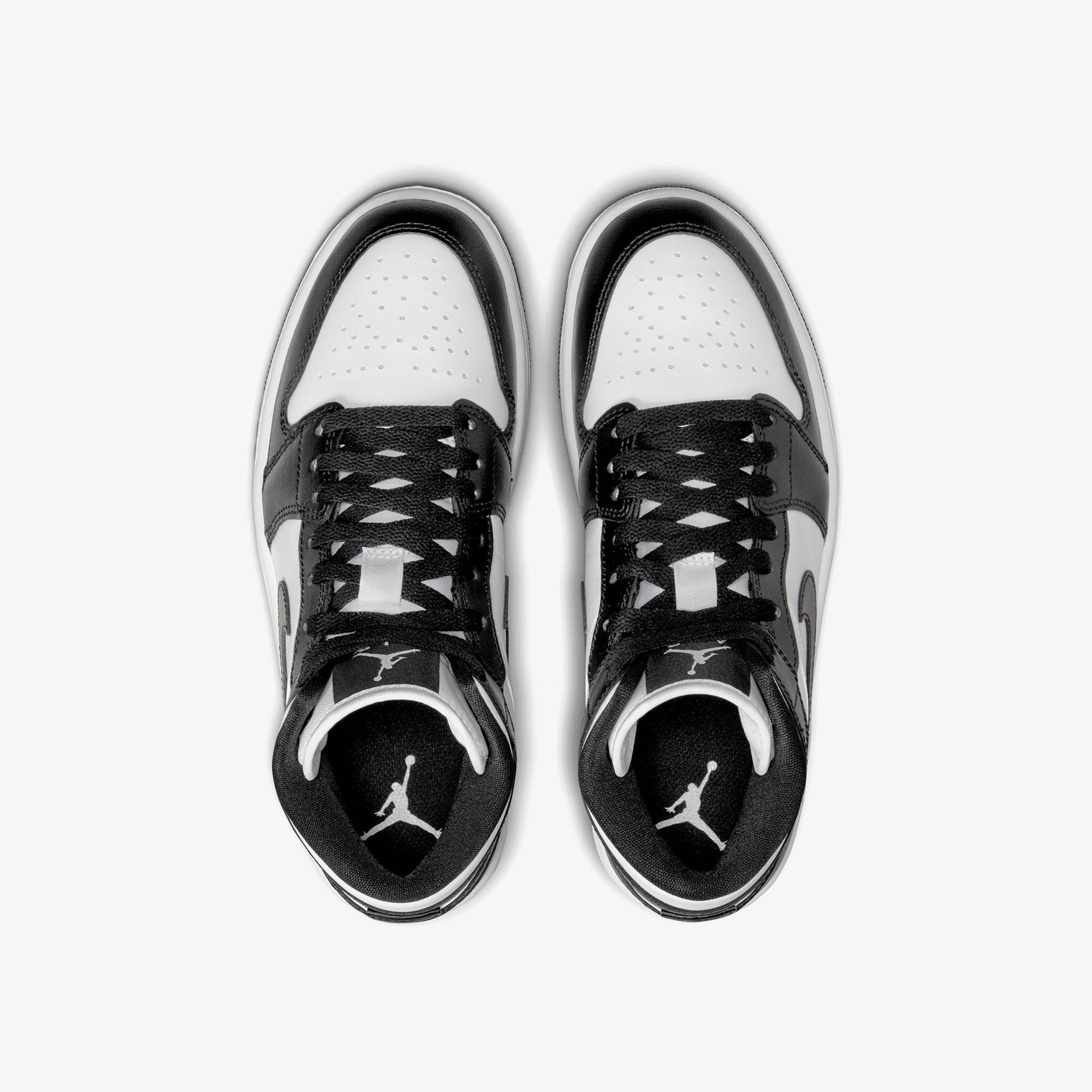 Jordan Air 1 Mid Kadın Siyah Spor Ayakkabı