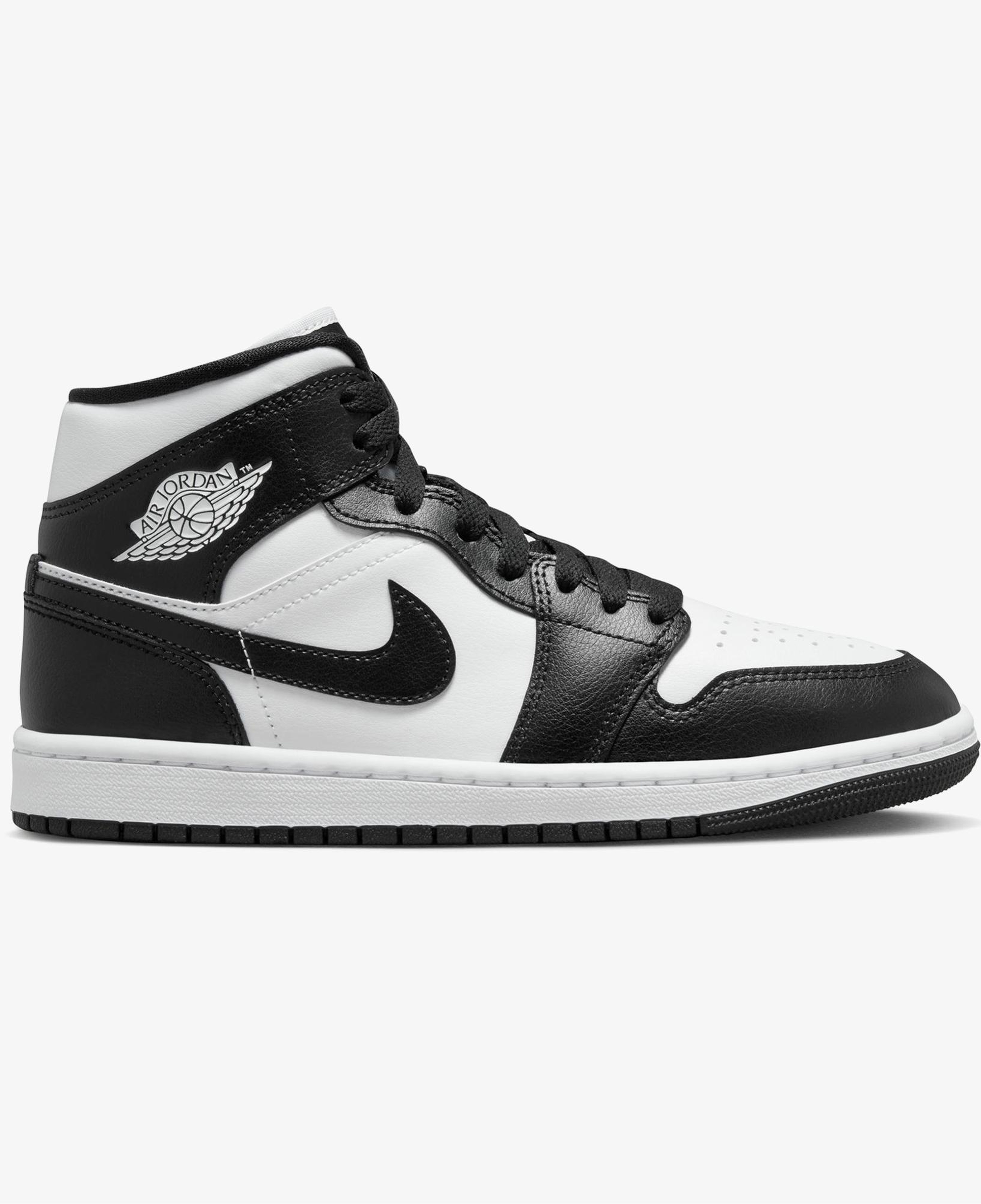 Jordan Air 1 Mid Kadın Siyah Spor Ayakkabı
