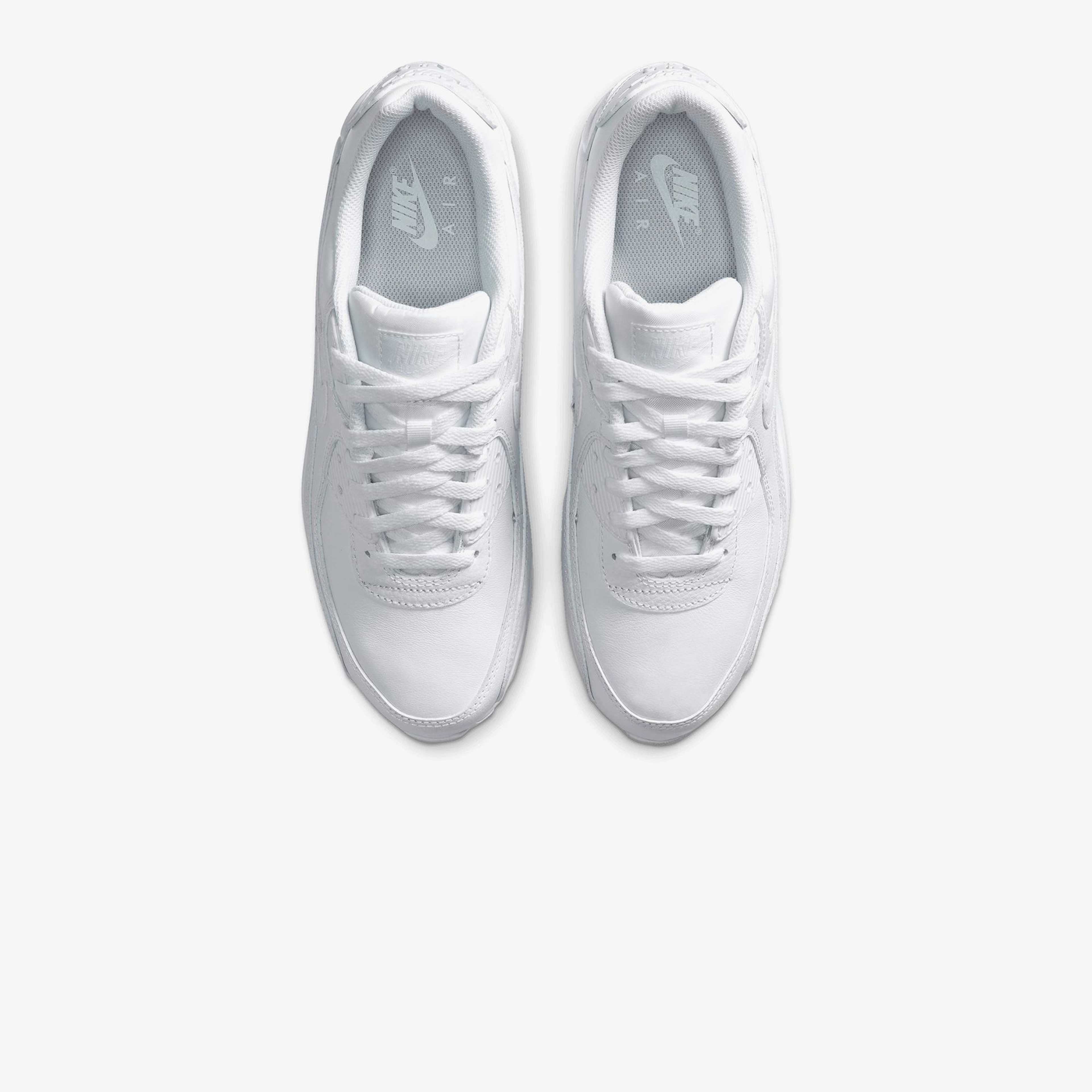 Nike Air Max 90 Leather Erkek Beyaz Spor Ayakkabı