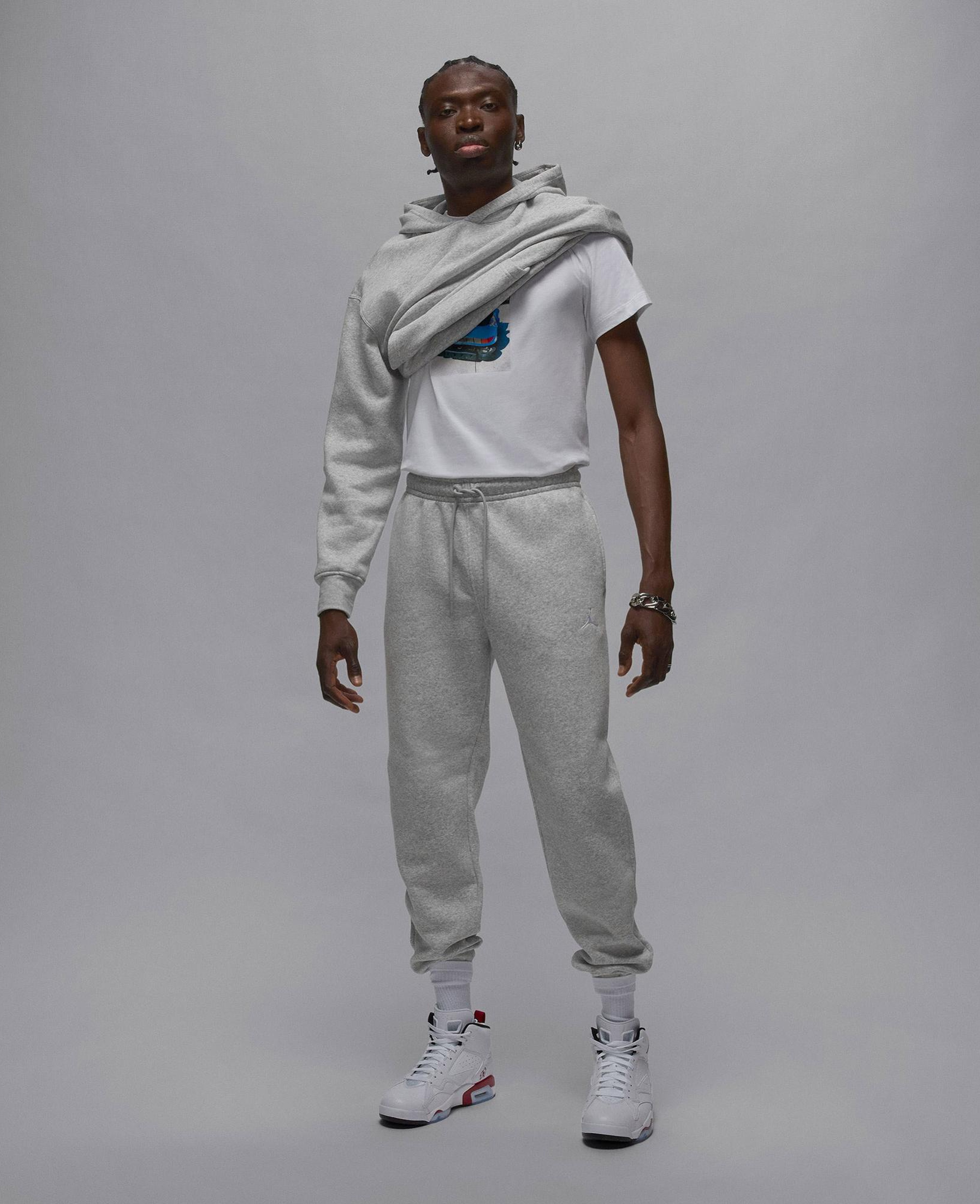 Jordan Brooklyn Fleece Erkek Gri Eşofman Altı