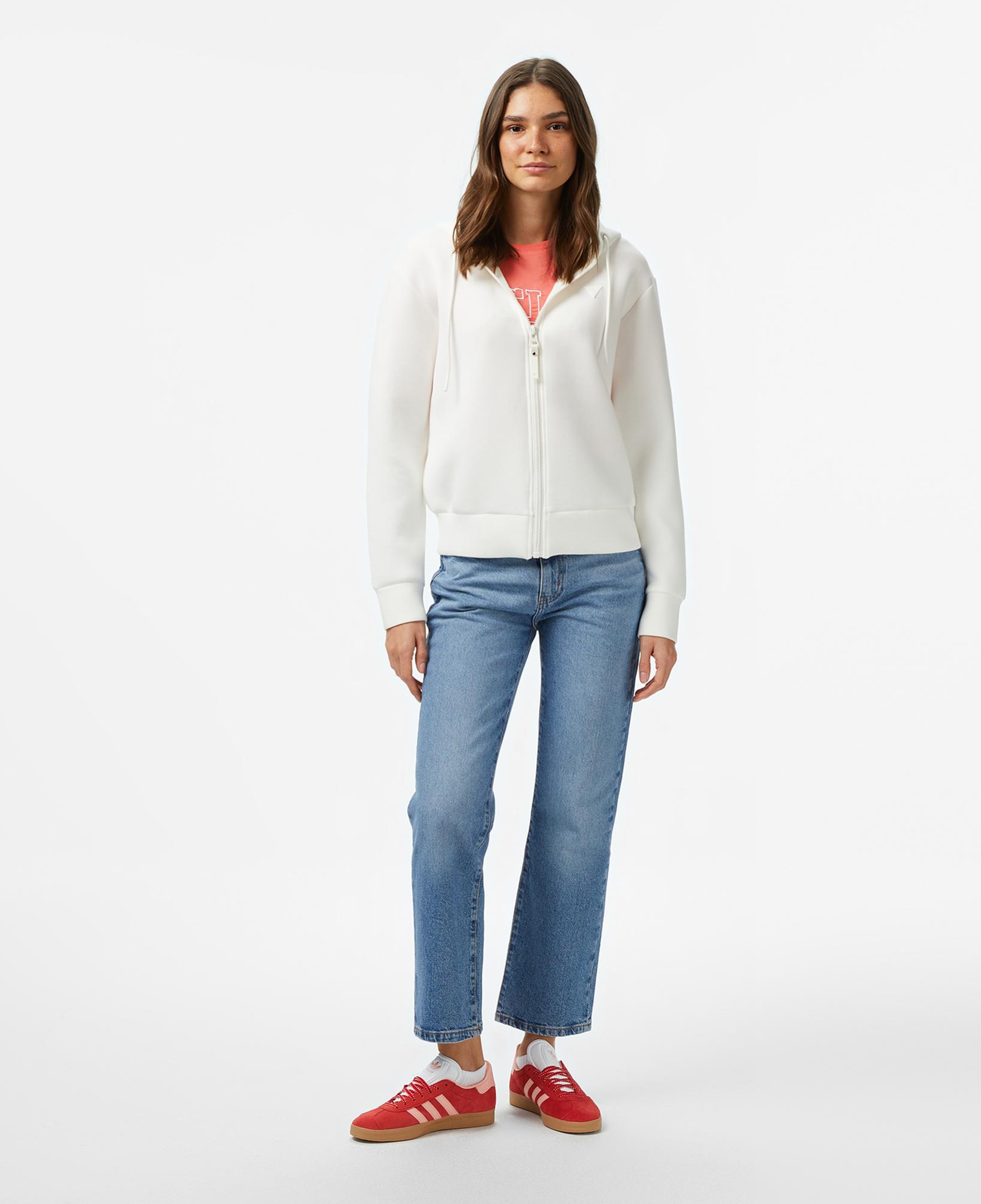 Guess Kadın Krem Sweatshirt