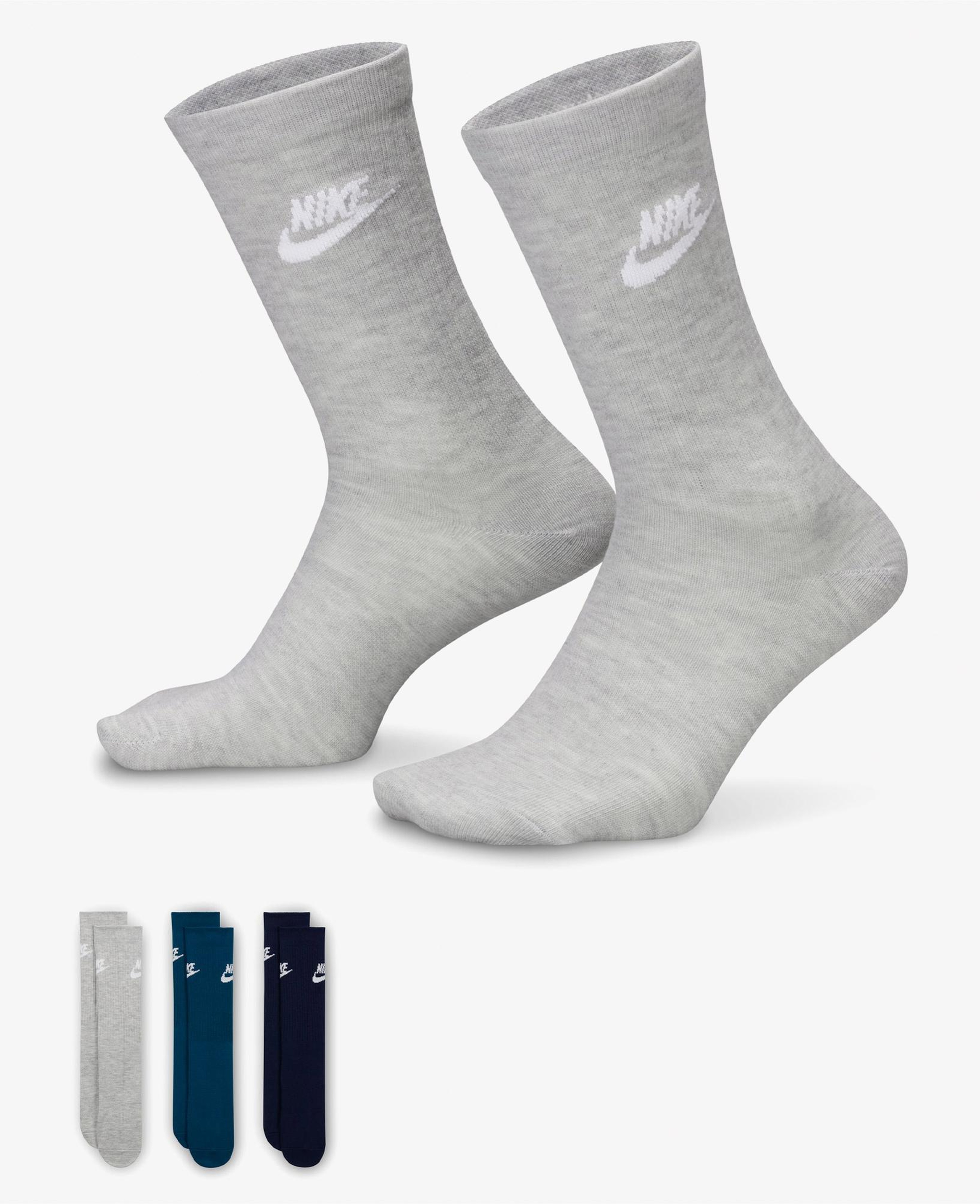 Nike Sportswear Everyday Essential 3' lü Unisex Renkli Çorap