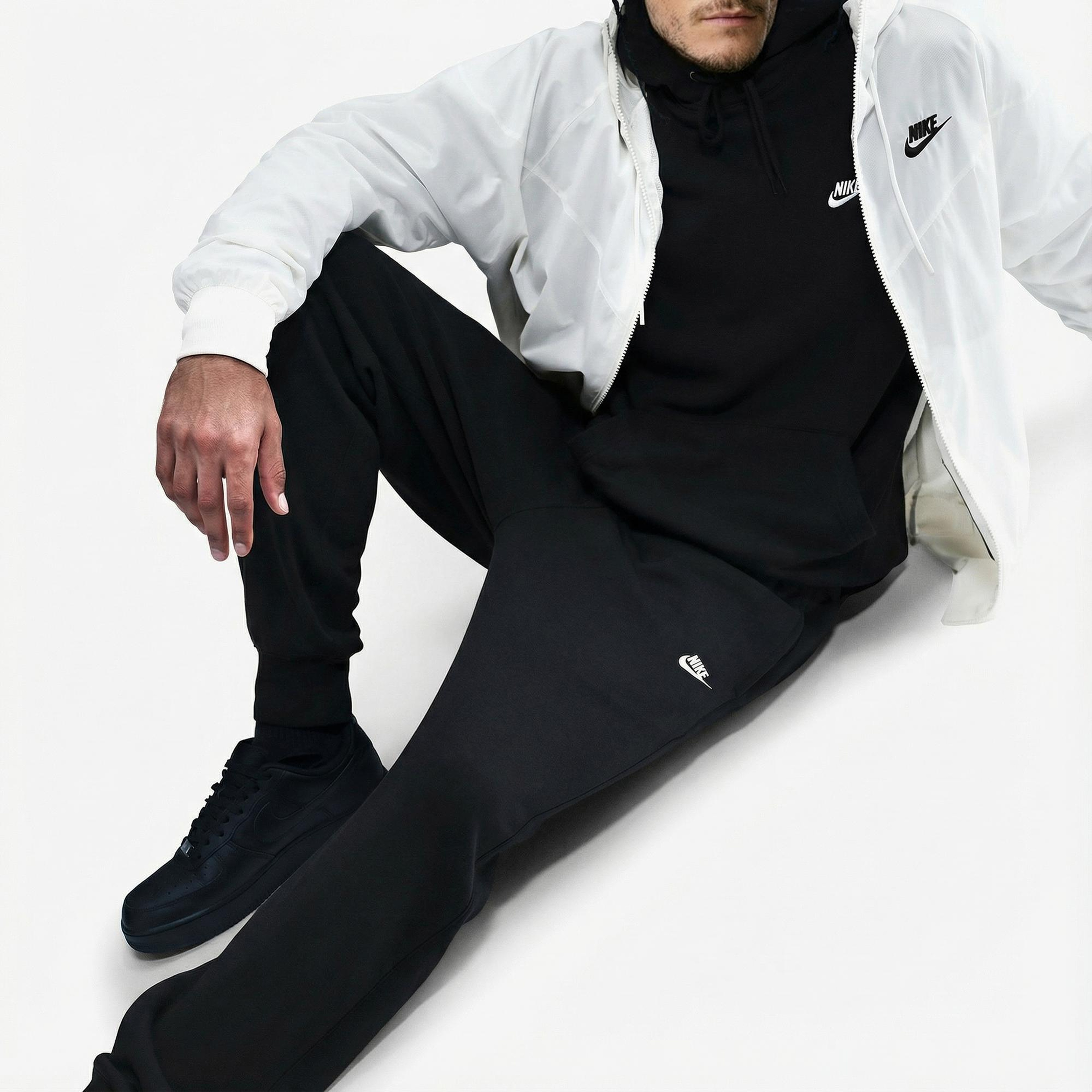 Nike Club Erkek Siyah Eşofman Altı