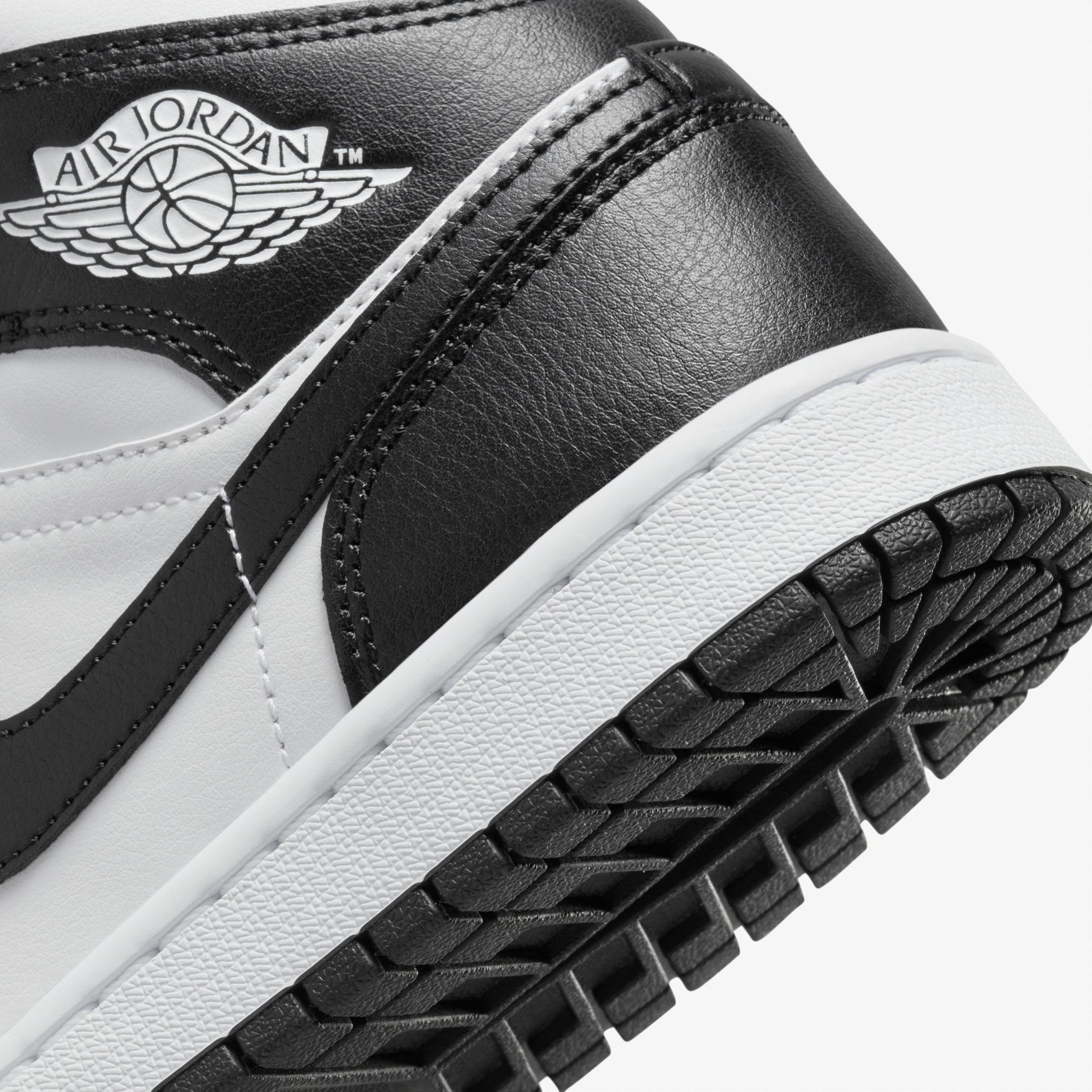 Jordan Air 1 Mid Kadın Siyah Spor Ayakkabı