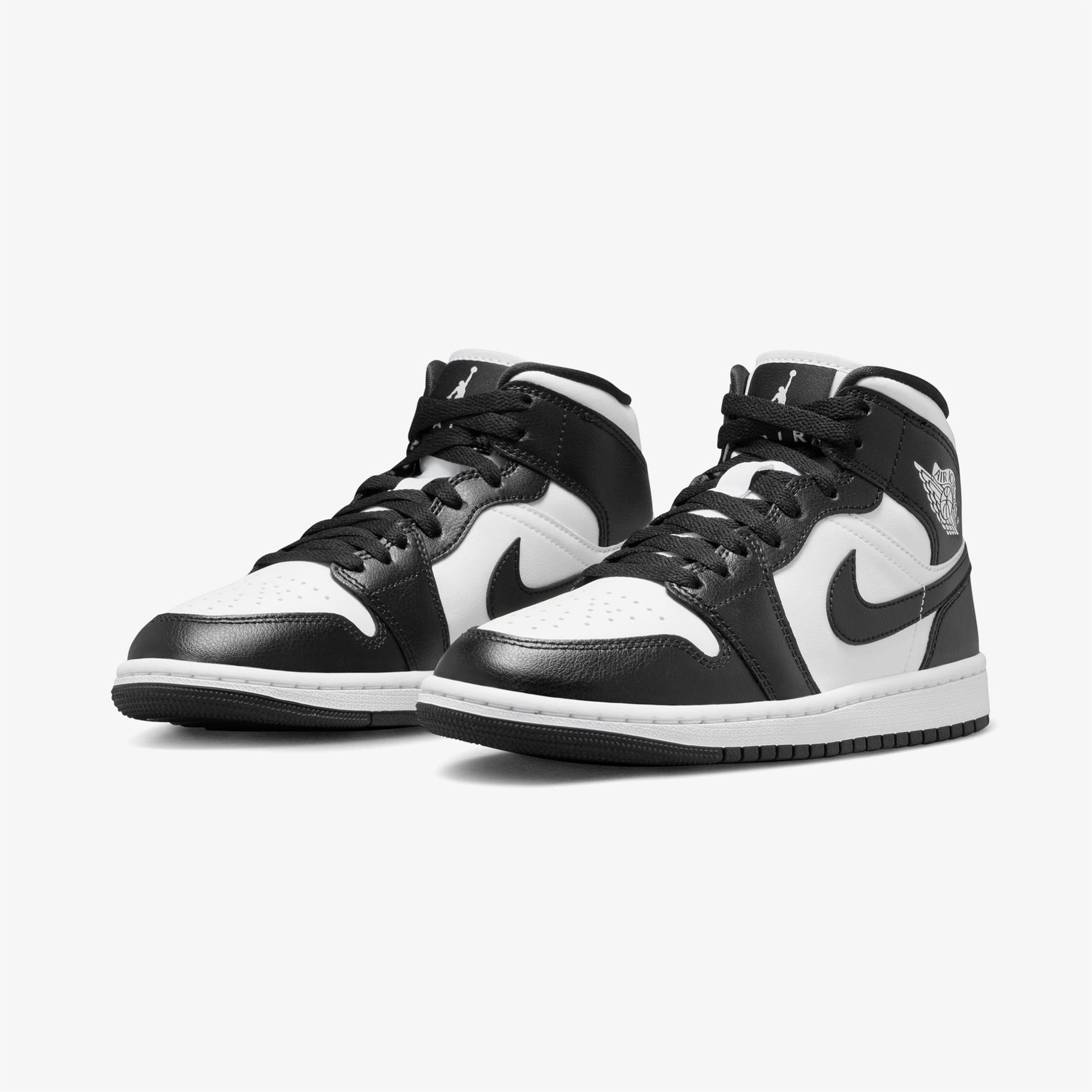 Jordan Air 1 Mid Kadın Siyah Spor Ayakkabı