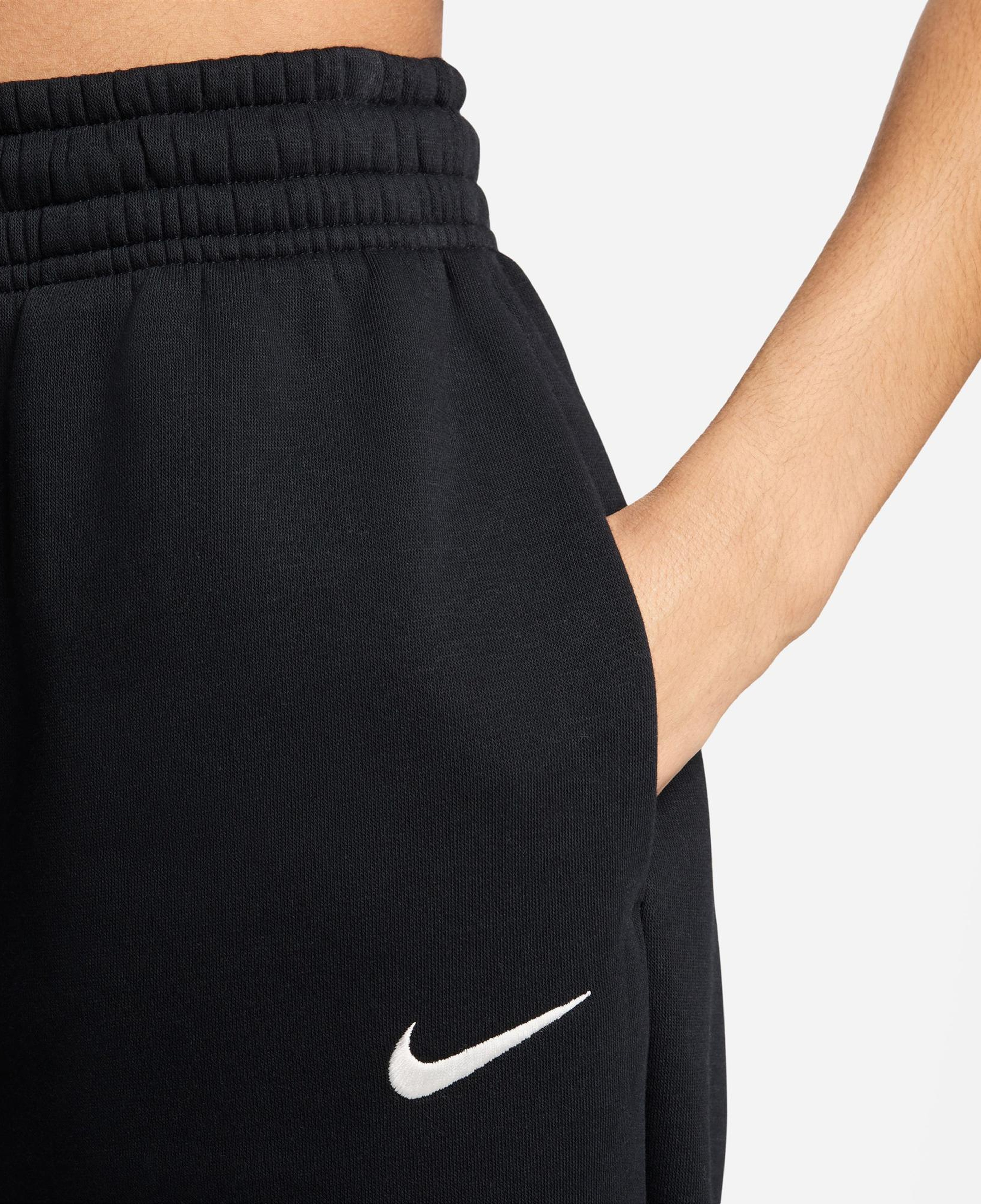 Nike Sportswear Phoenix Fleece High Rise Kadın Siyah Eşofman Altı