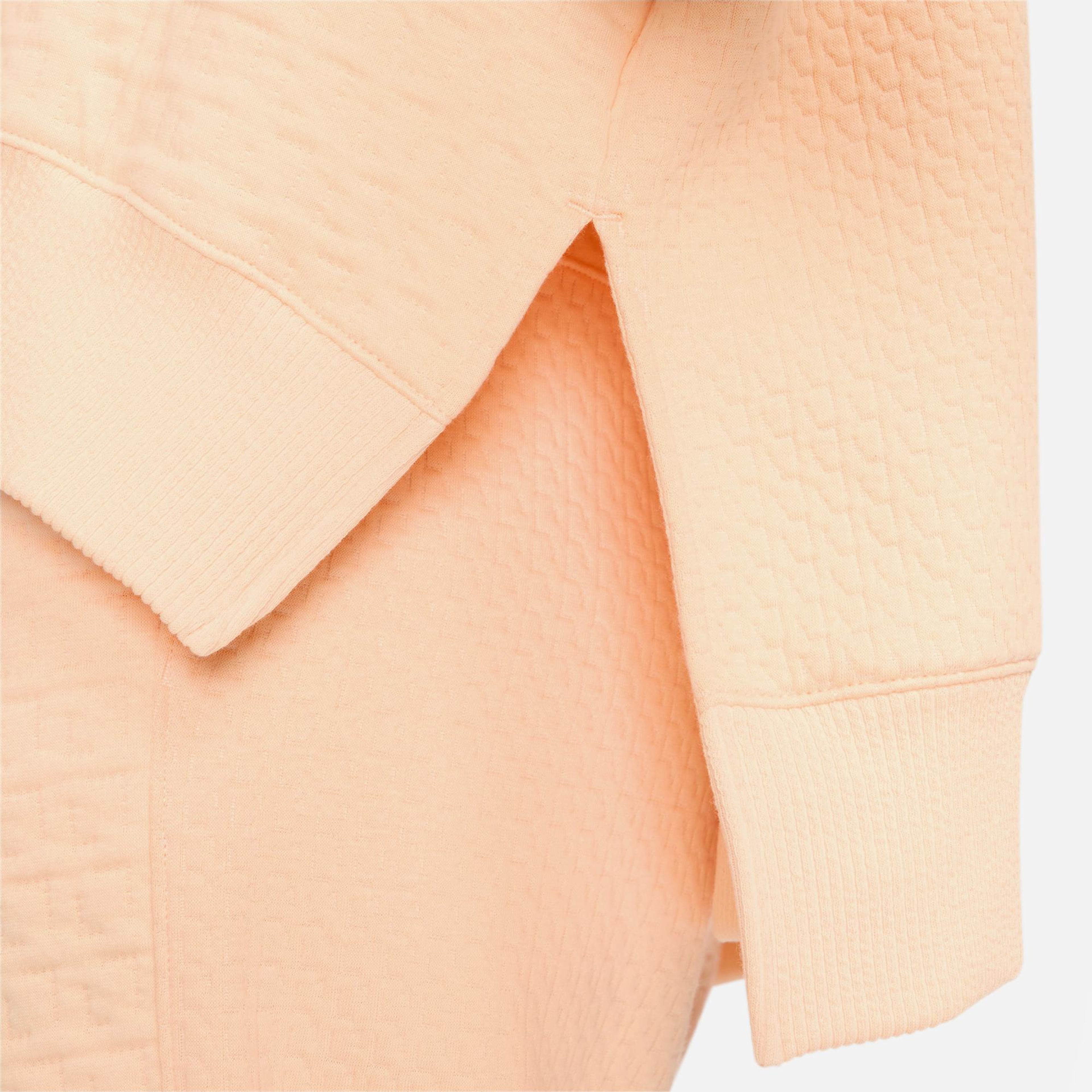 Nike Yoga Therma-Fit Fleece Kadın Turuncu Sweatshirt