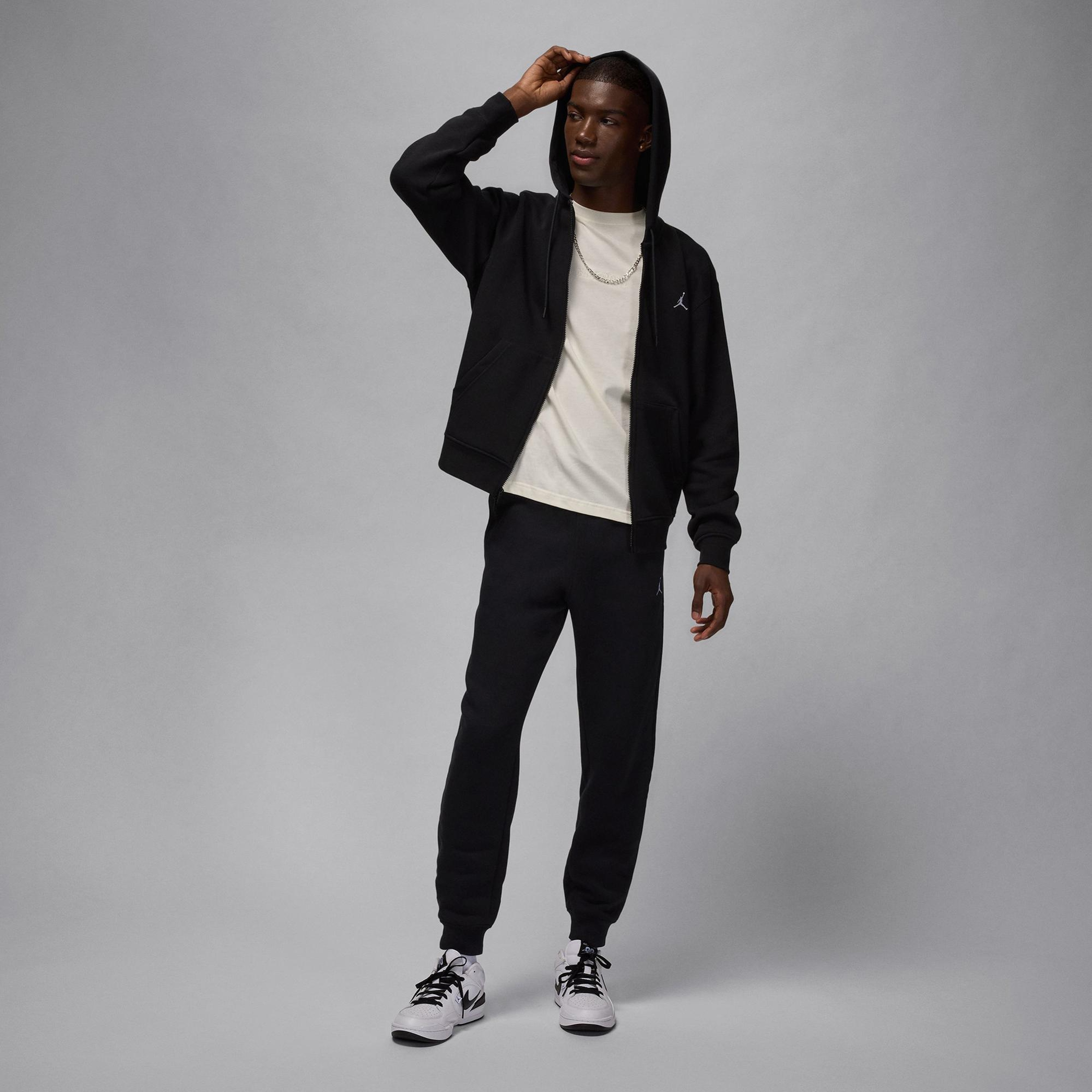 Jordan Brooklyn Fleece Erkek Siyah Hoodie