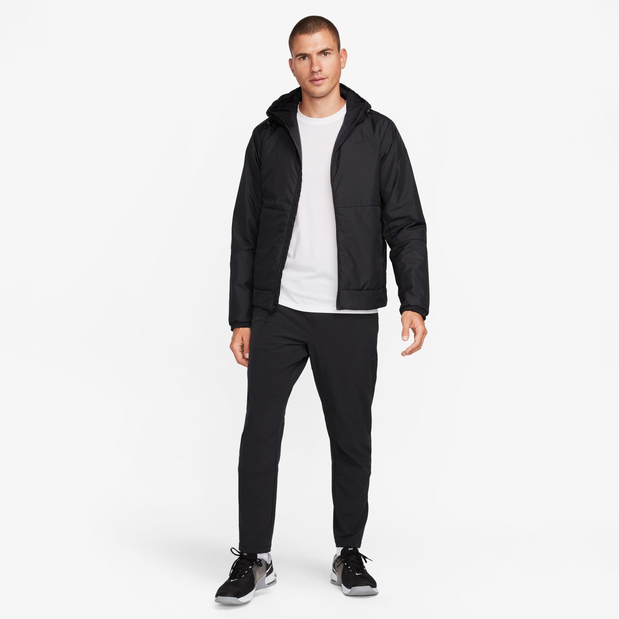 Nike Unlimited Therma-Fit Erkek Siyah Mont