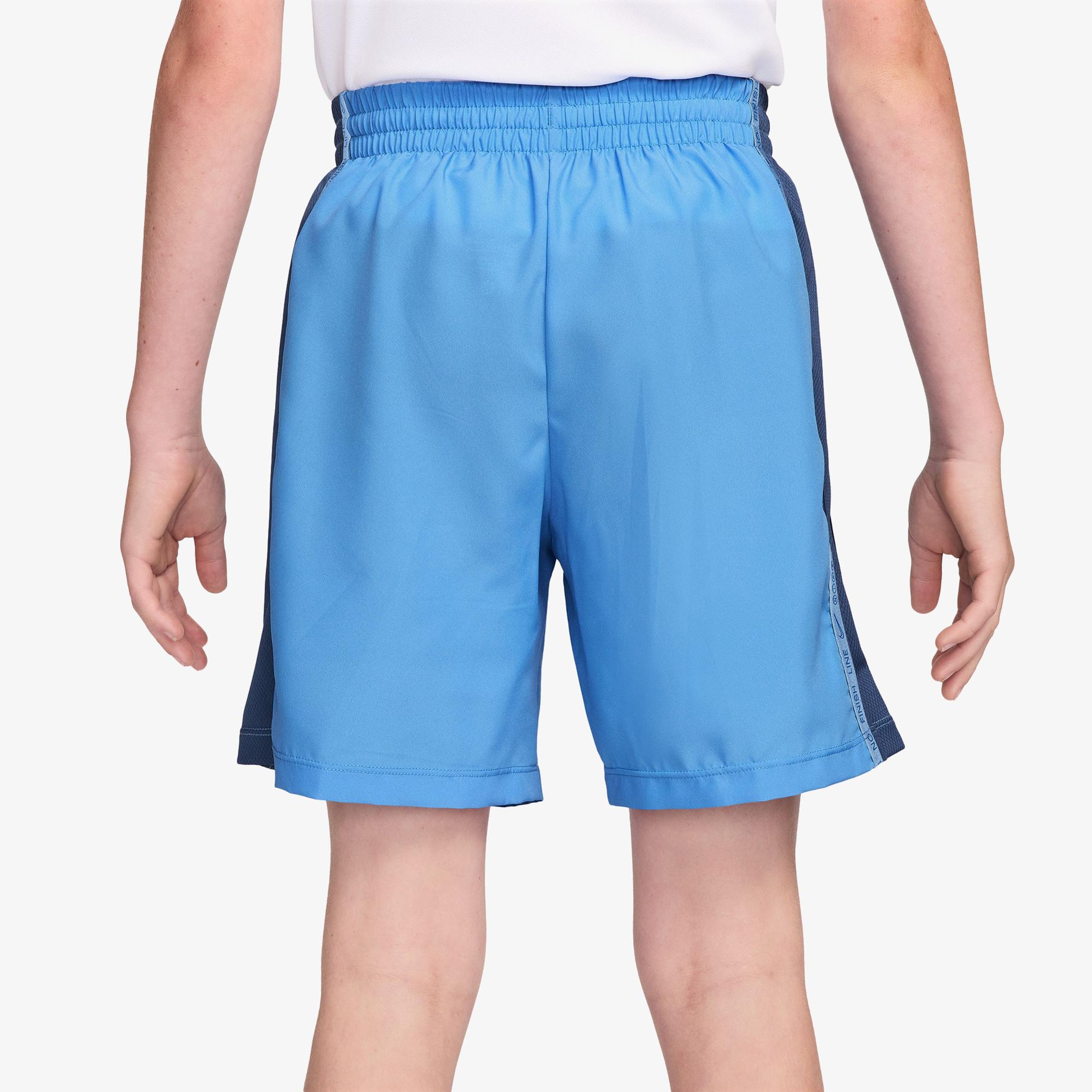 Nike Dri-Fit Sportswear Multi Woven Çocuk Mavi Şort