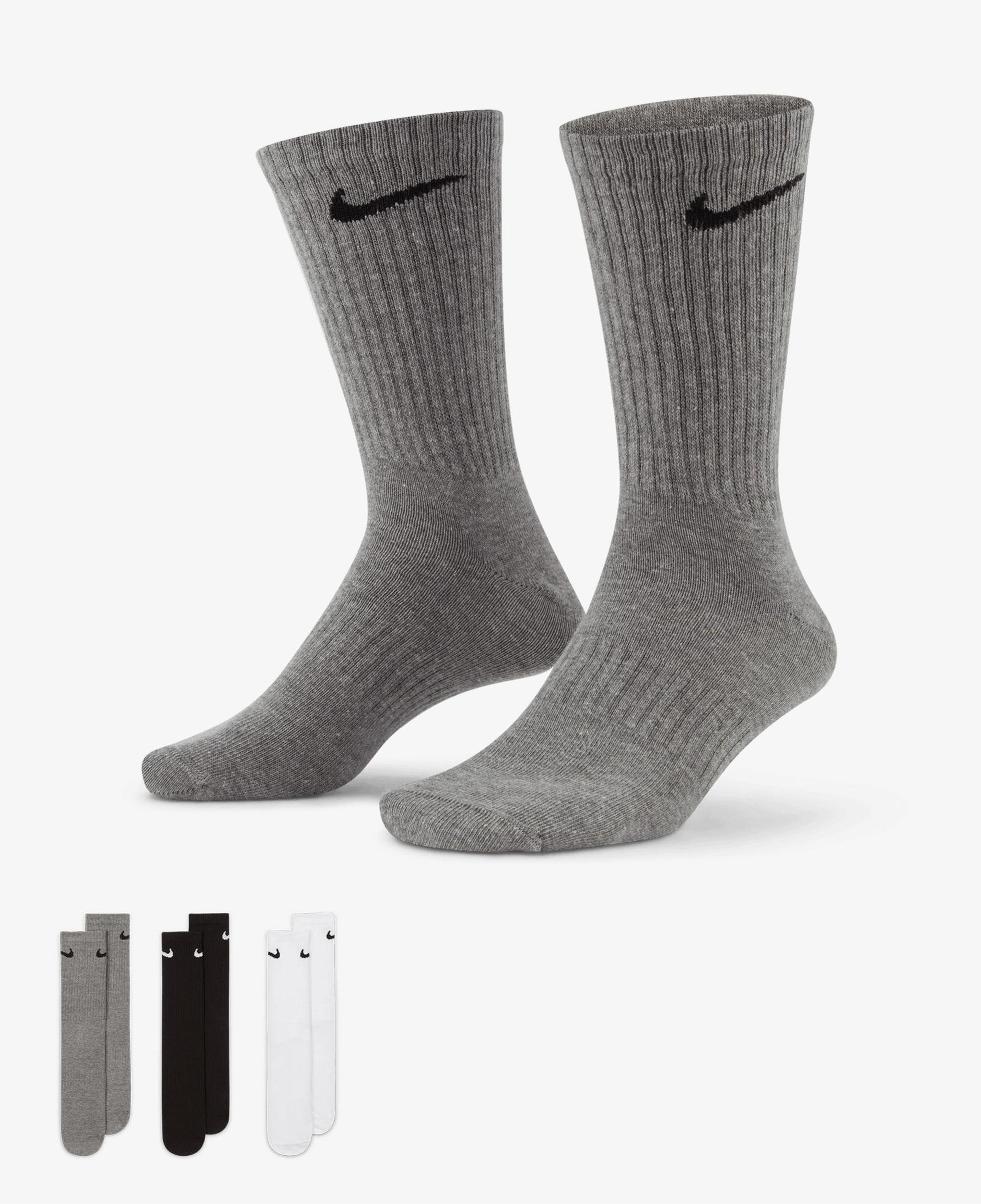 Nike Everyday Crew 3' lü Unisex Renkli Çorap