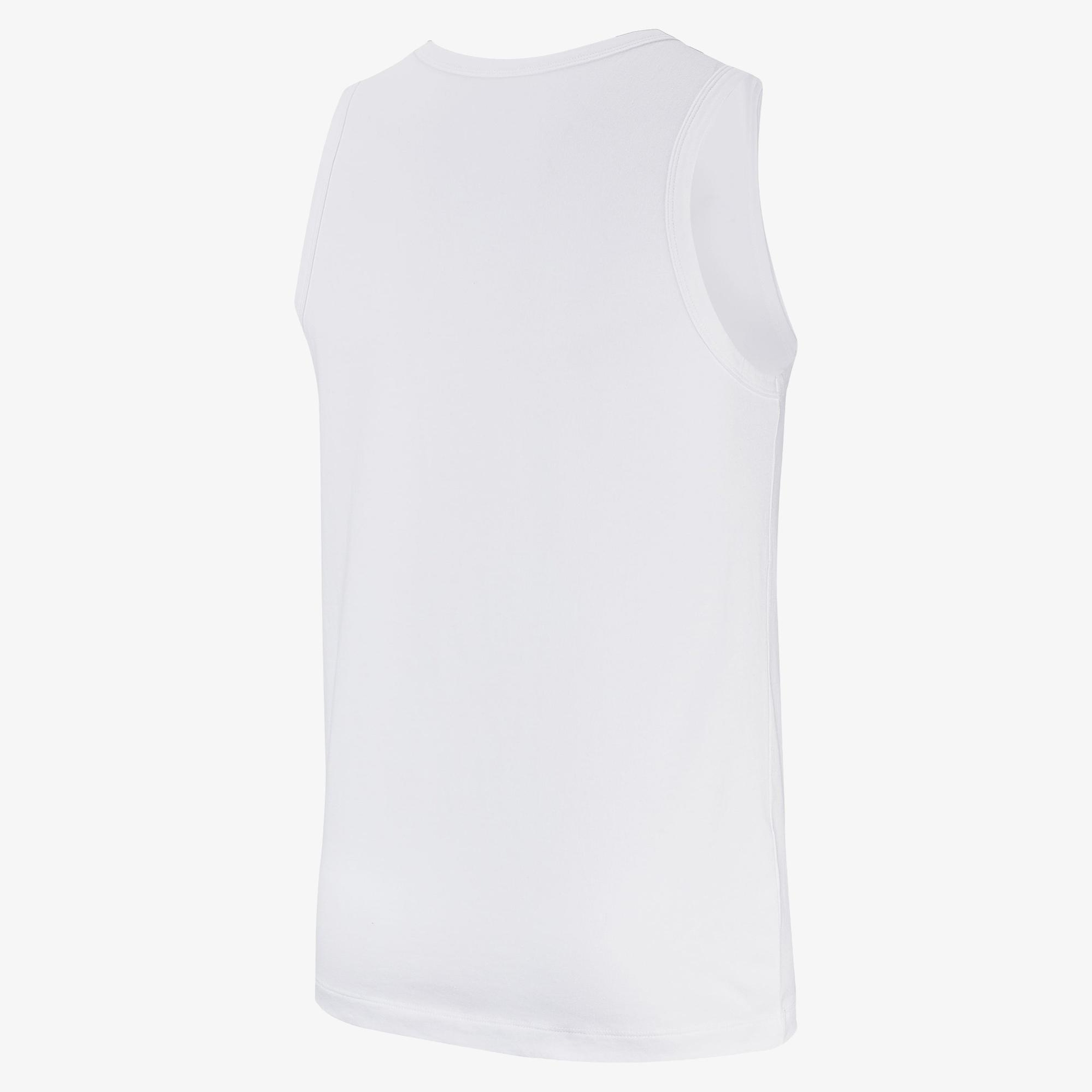 Nike Sportswear Club Erkek Beyaz Kolsuz T-Shirt