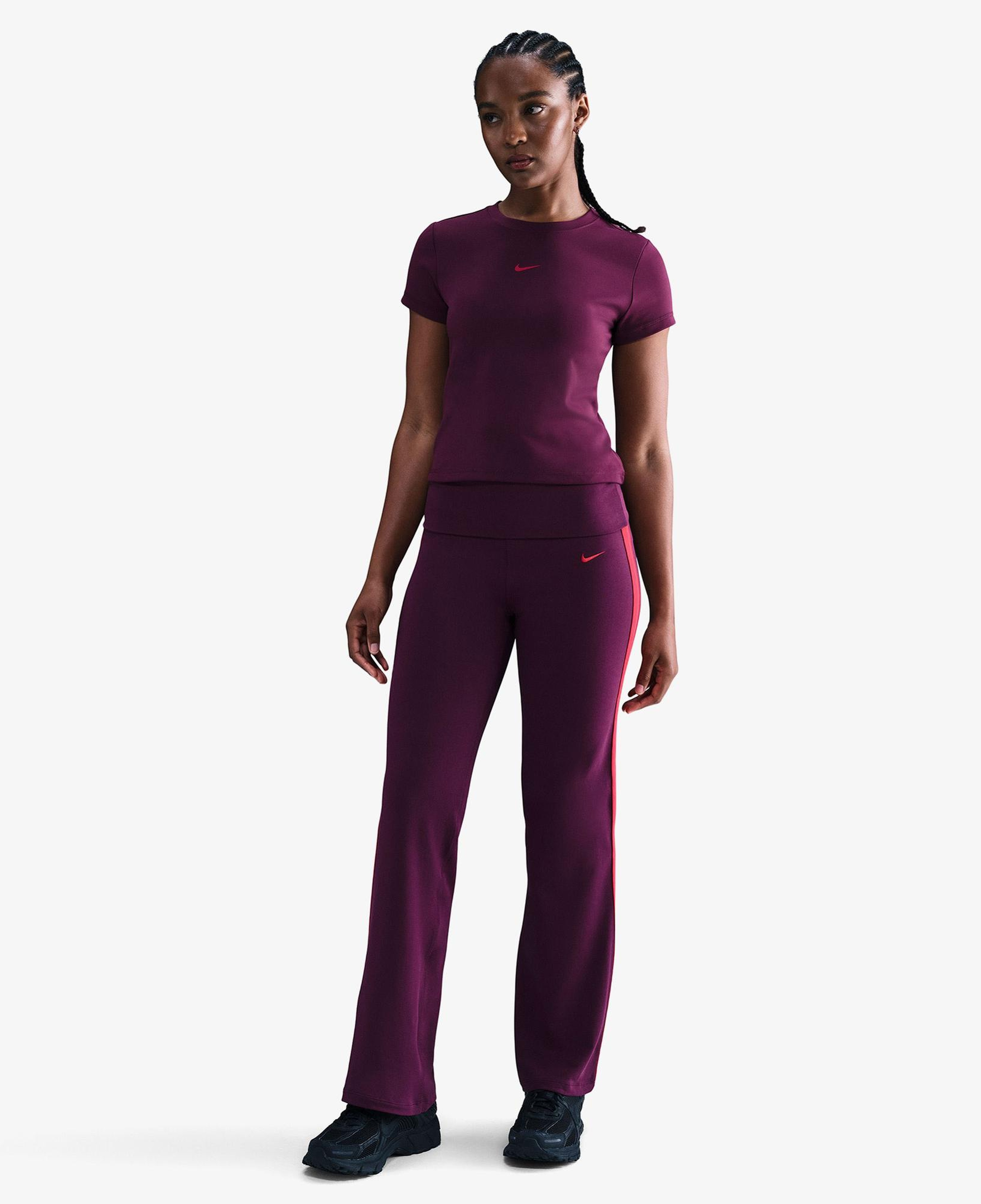 Nike Sportswear Heritage Kadın Bordo Eşofman Altı