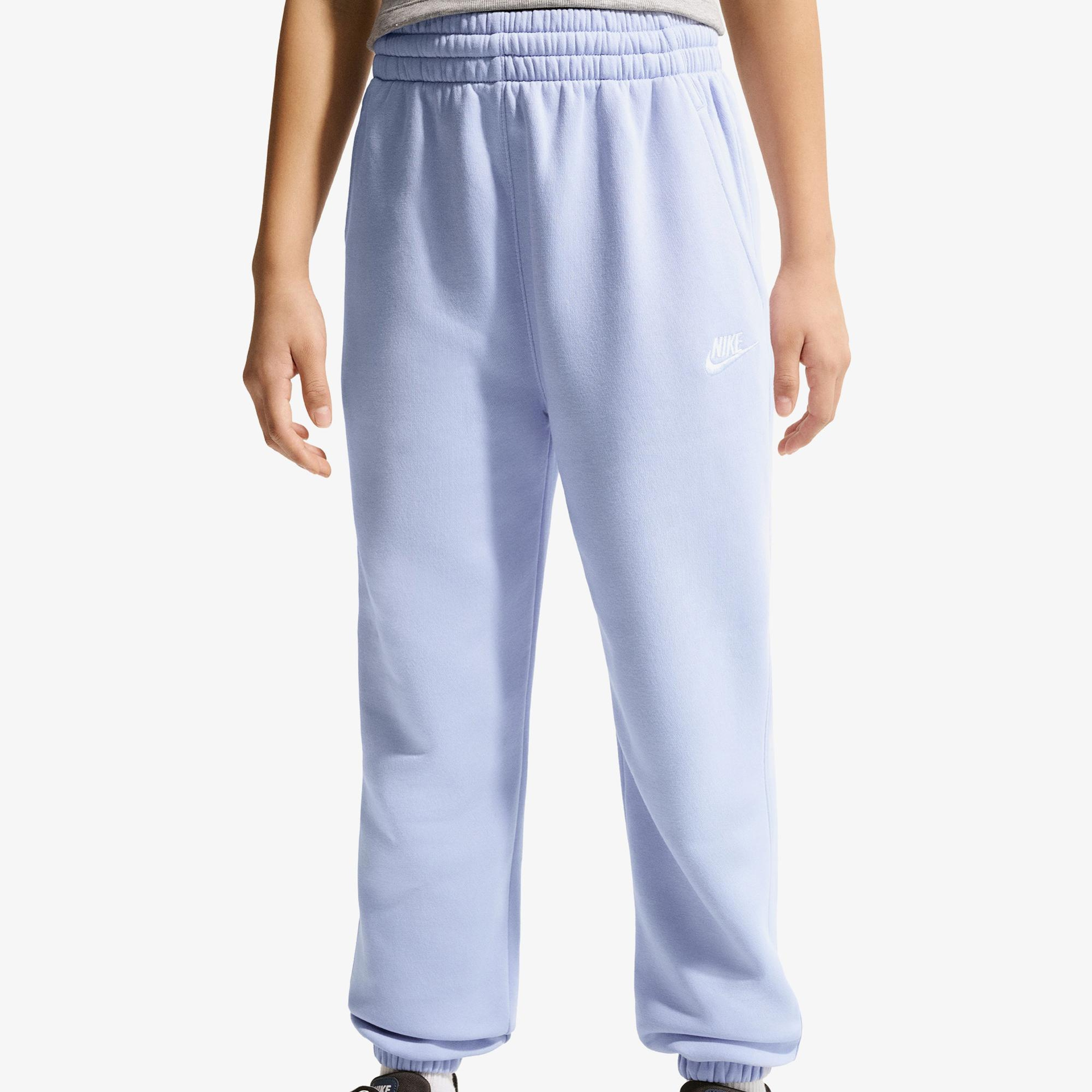 Nike Sportswear Club Fleece Loose Çocuk Lila Eşofman Altı