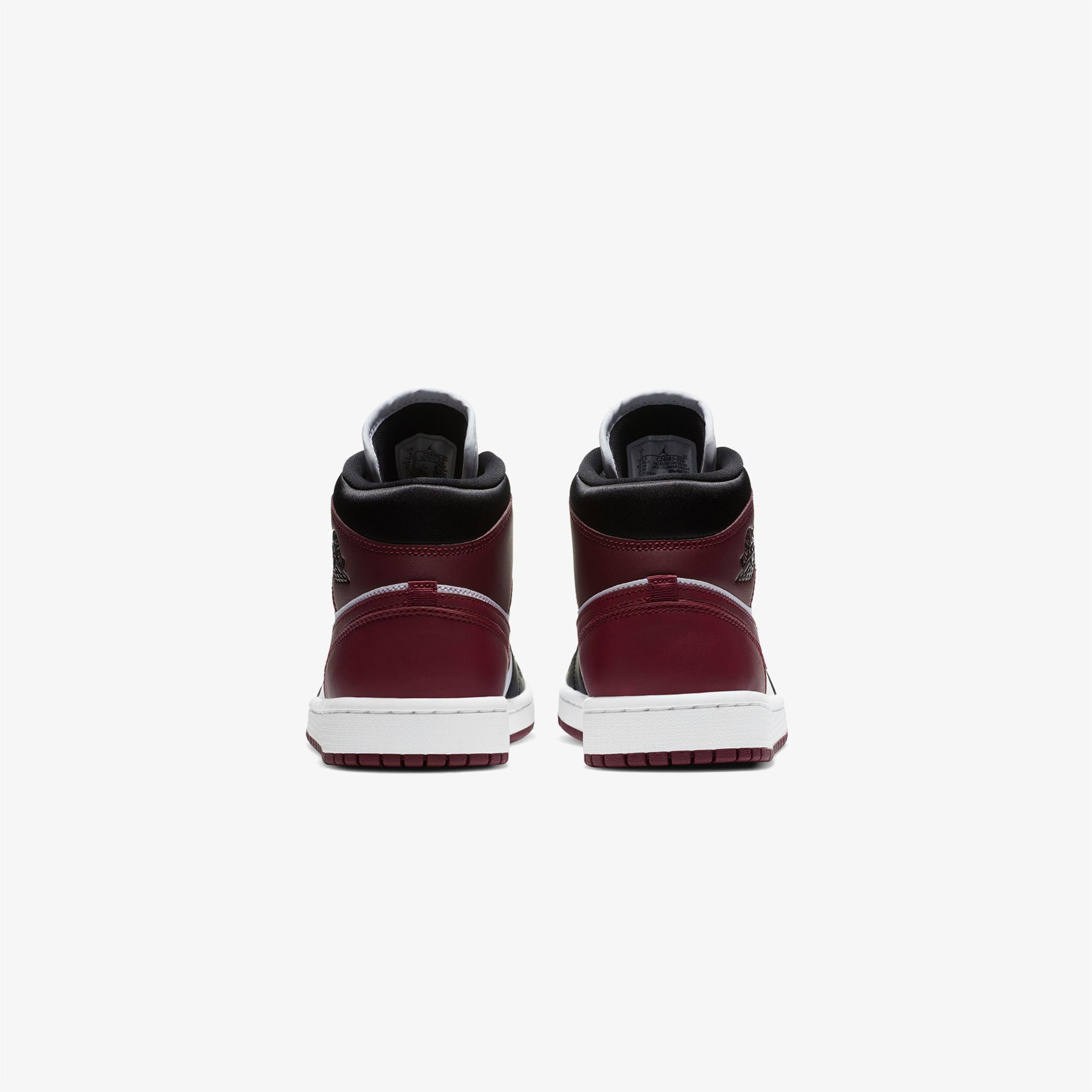 Jordan Air 1 Mid SE Kadın Bordo Spor Ayakkabı