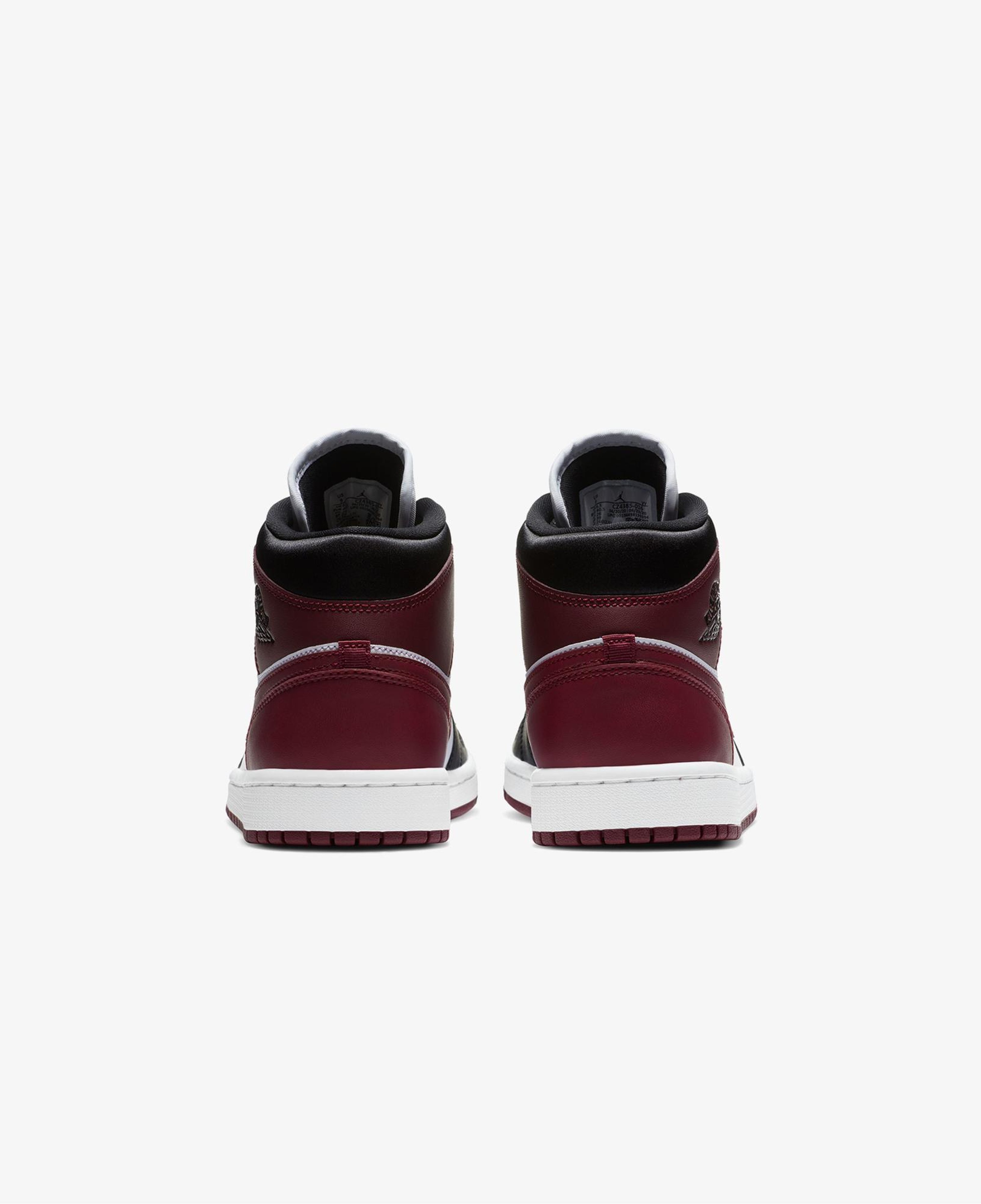 Jordan Air 1 Mid SE Kadın Bordo Spor Ayakkabı
