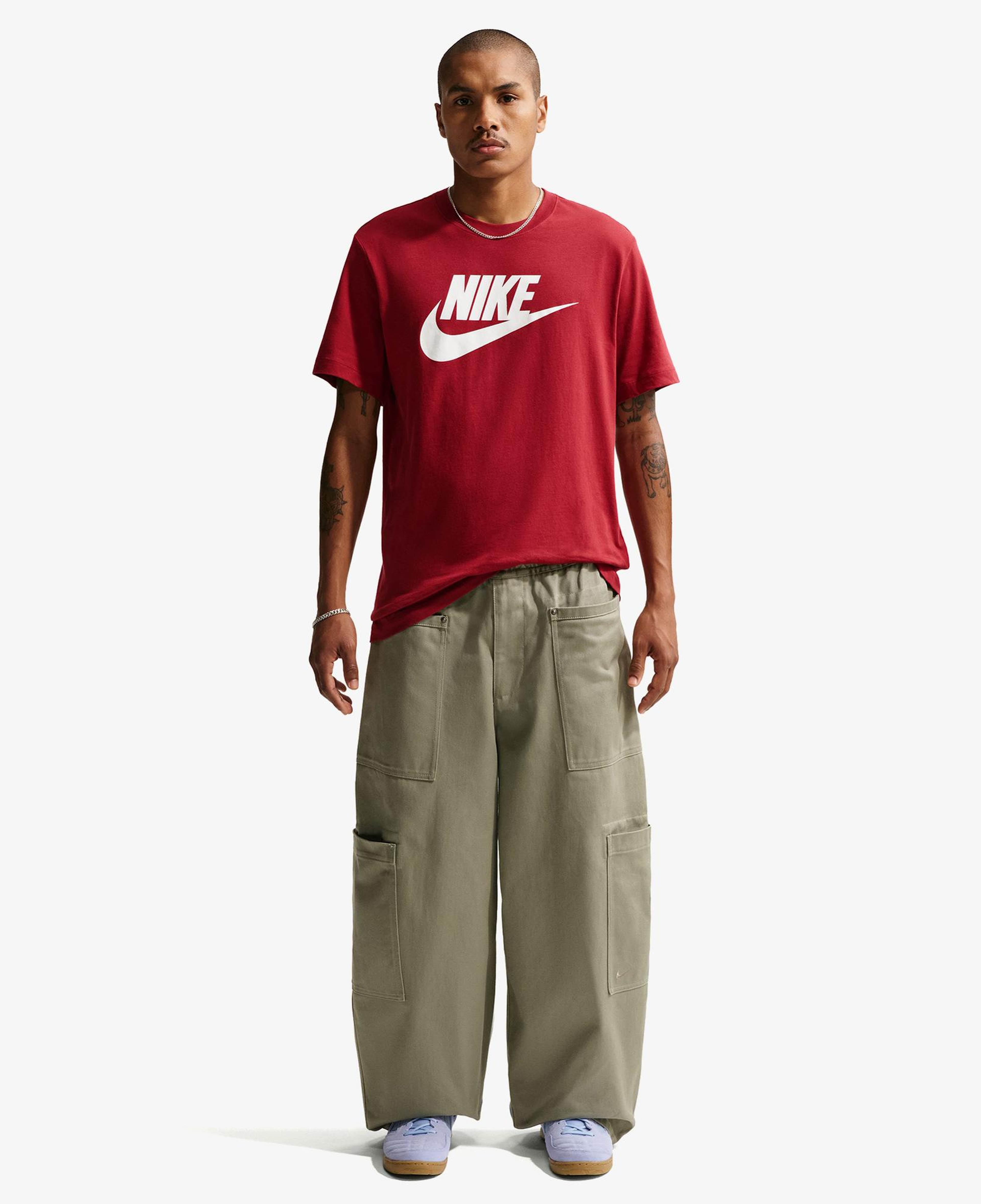 Nike Sportswear Icon Futura Erkek Kırmızı T-Shirt