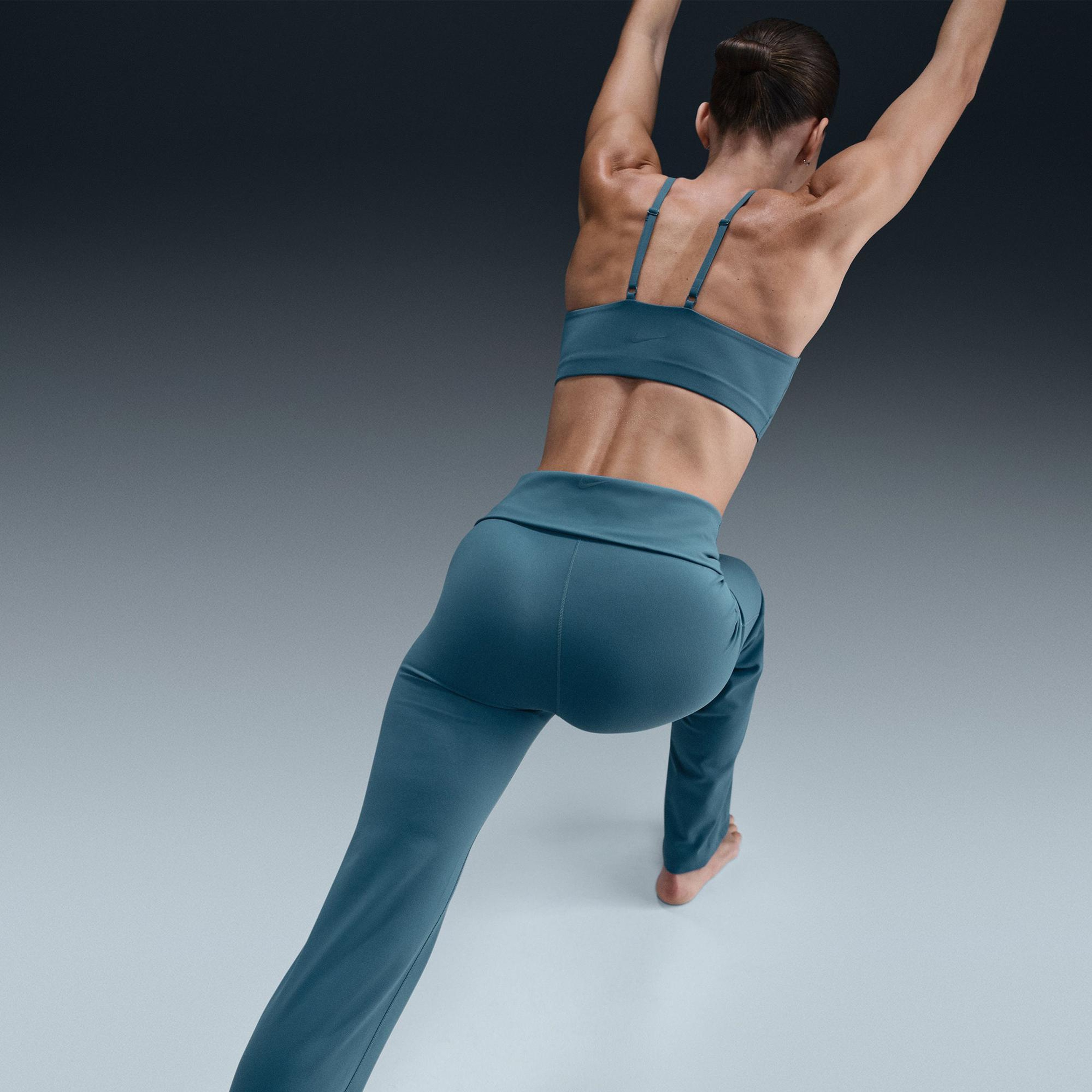 Nike One Dri-Fit High Rise Kadın Mavi Eşofman Altı