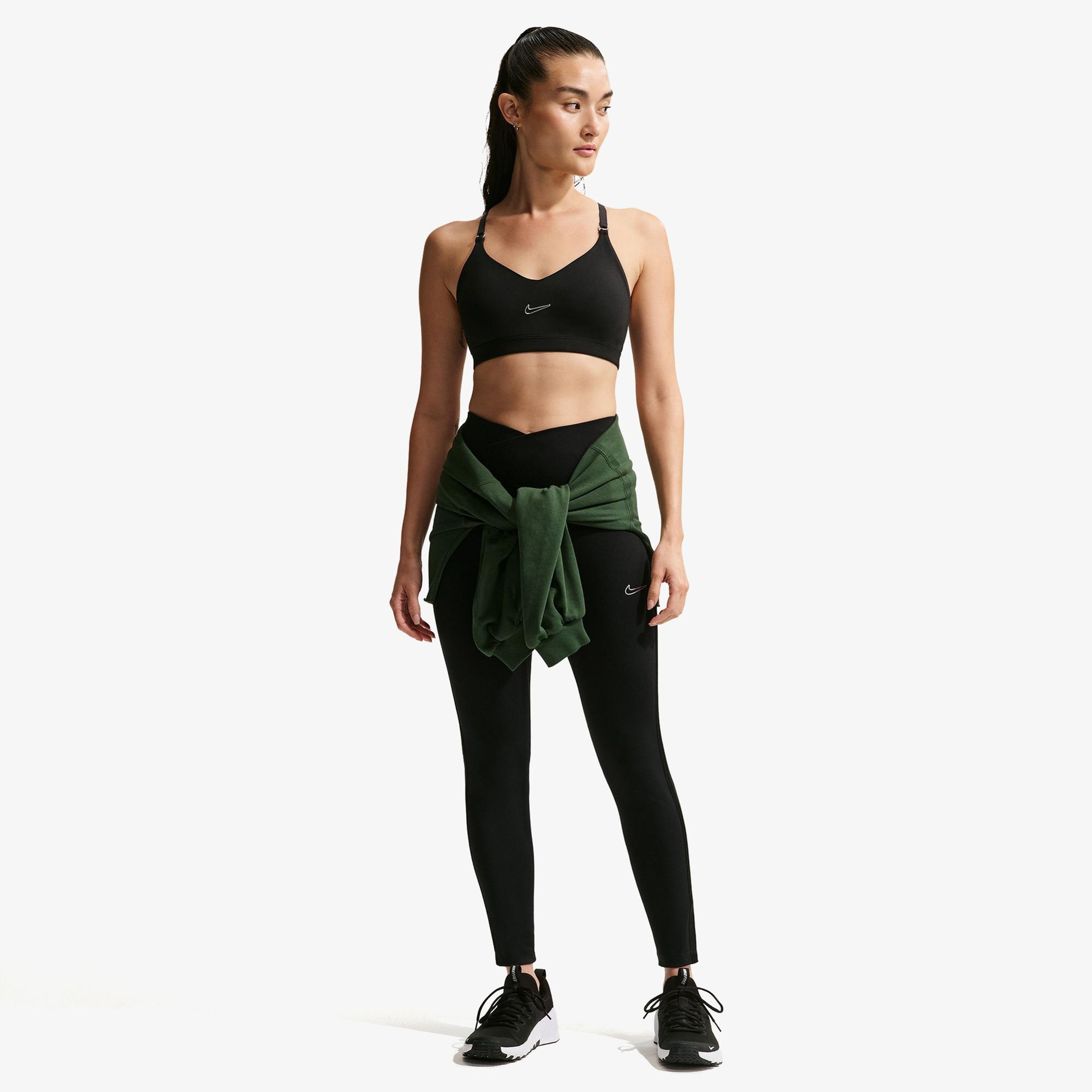 Nike Dri-Fit One Yüksek Belli Kadın Siyah Tayt