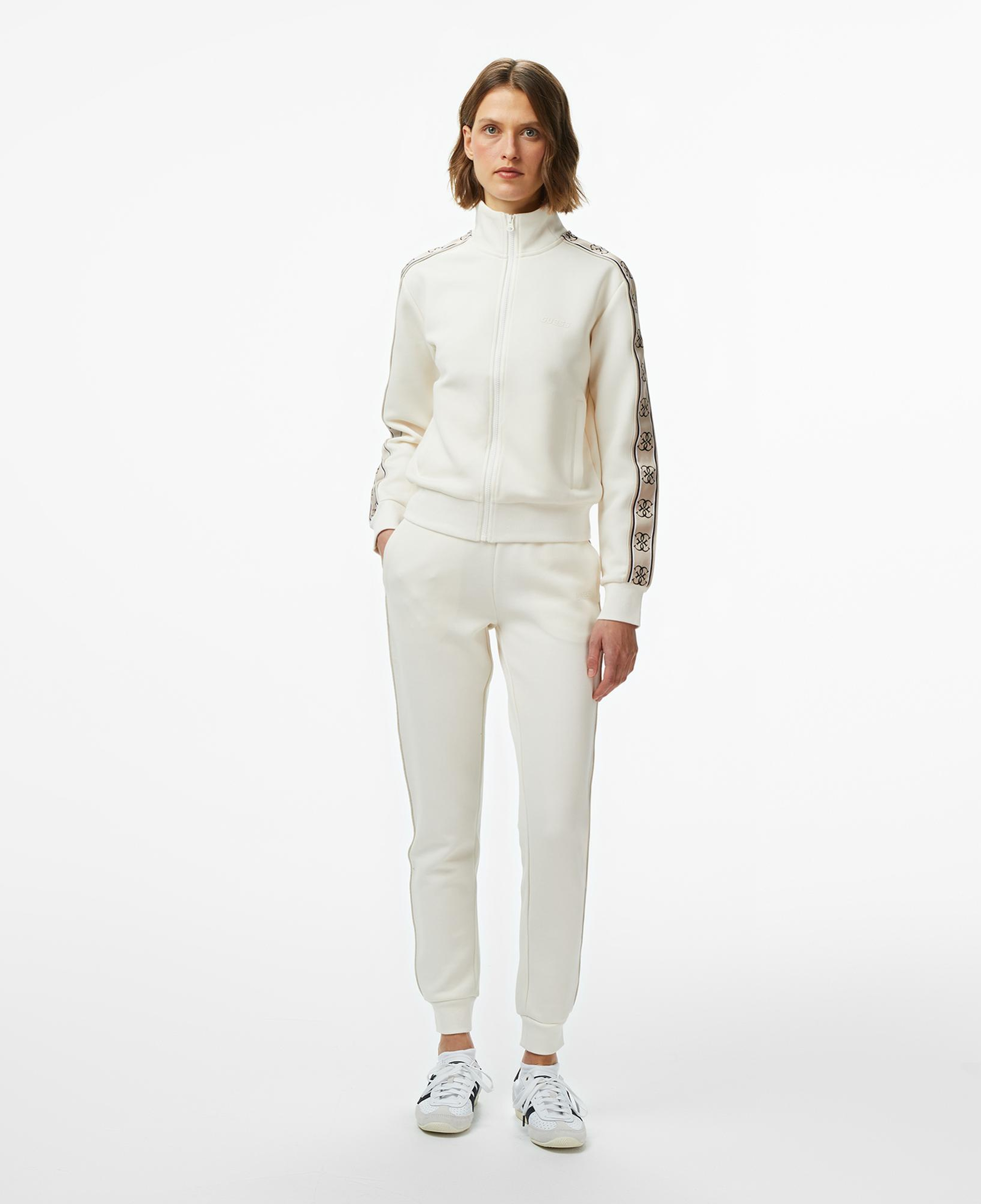 Guess Britney Jogger Punto Milano Kadın Beyaz Eşofman Altı