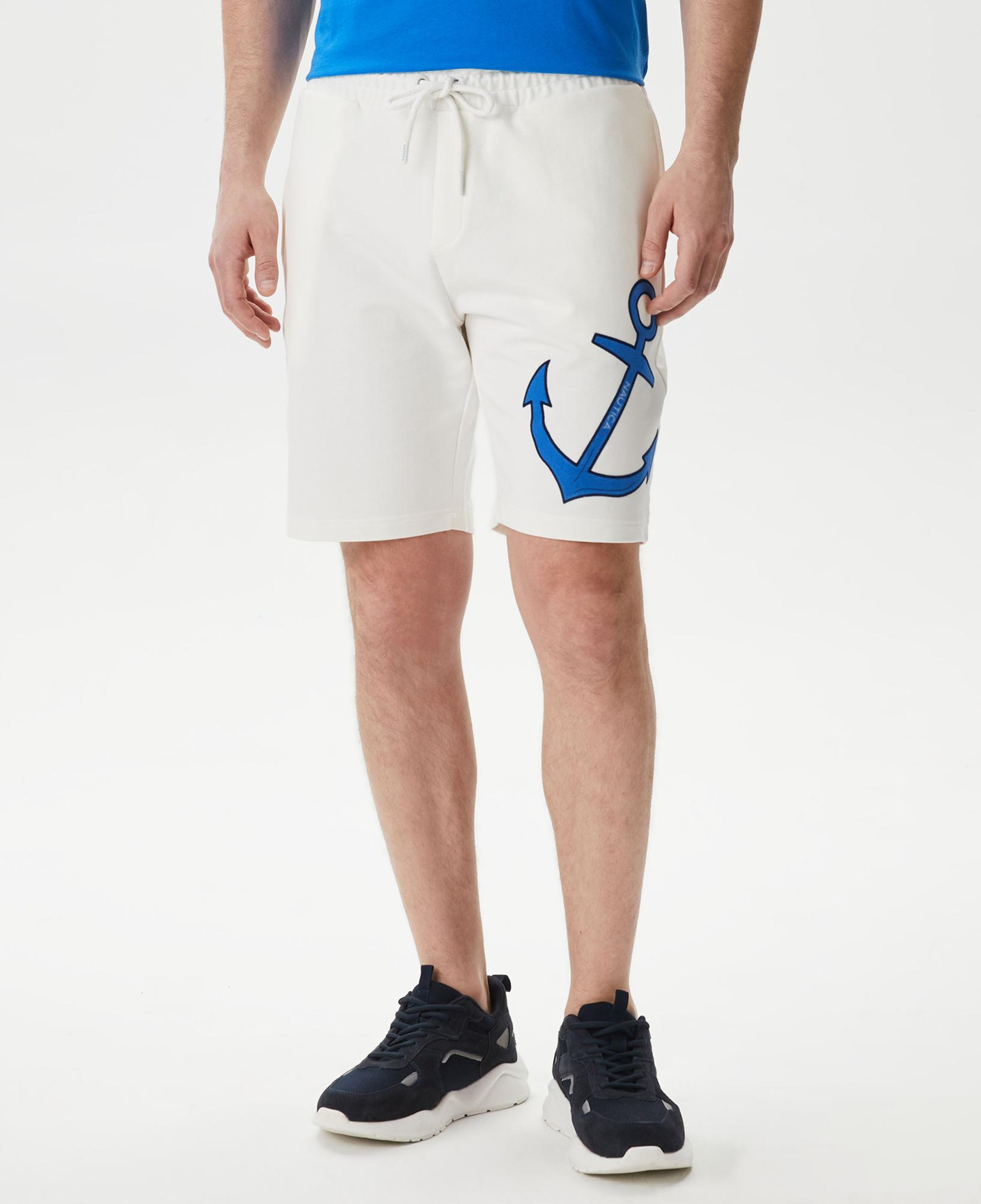 Nautica Erkek Kırık Beyaz Standart Fit Şort