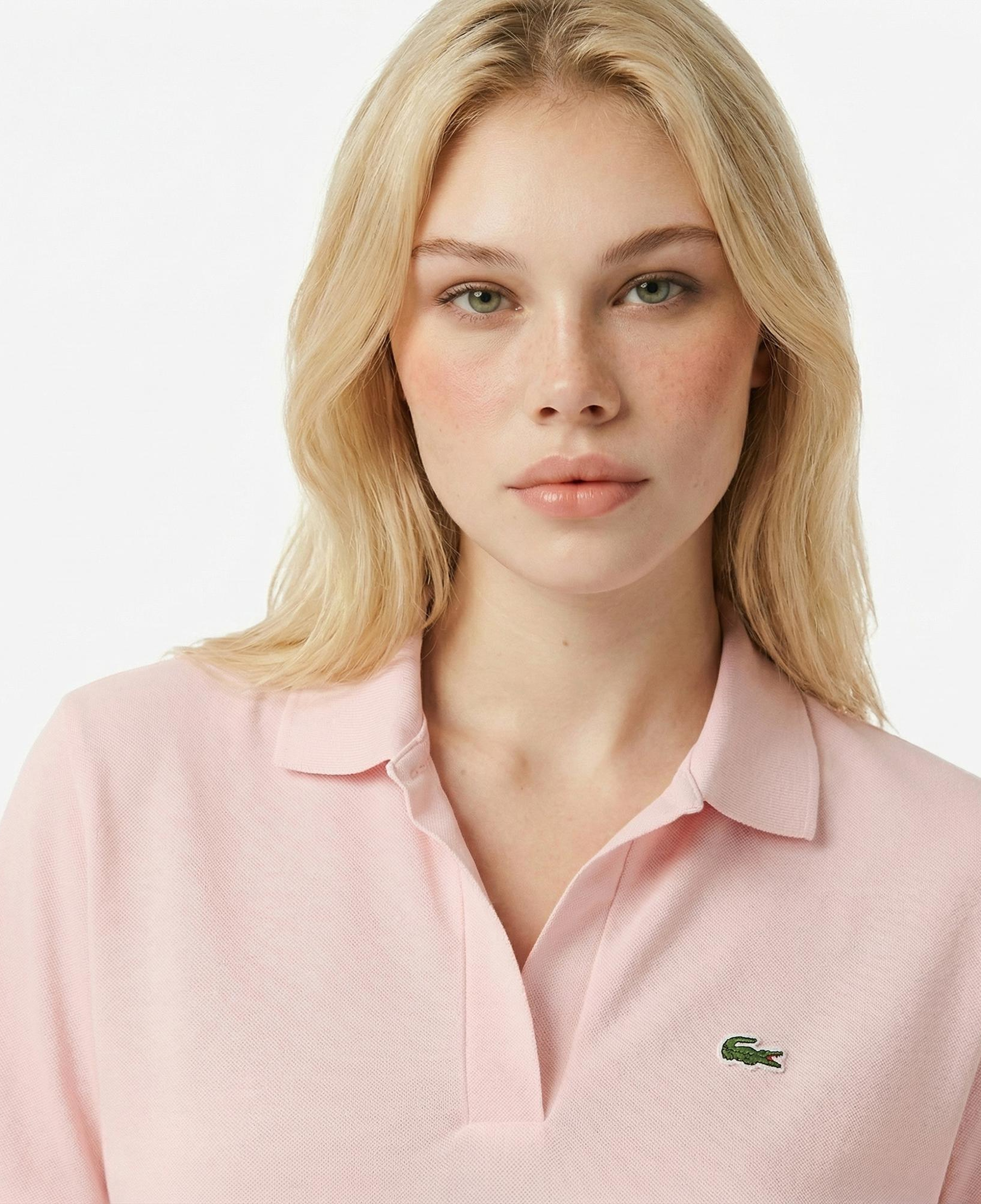 Lacoste Kadın Relaxed Fit Pembe Polo