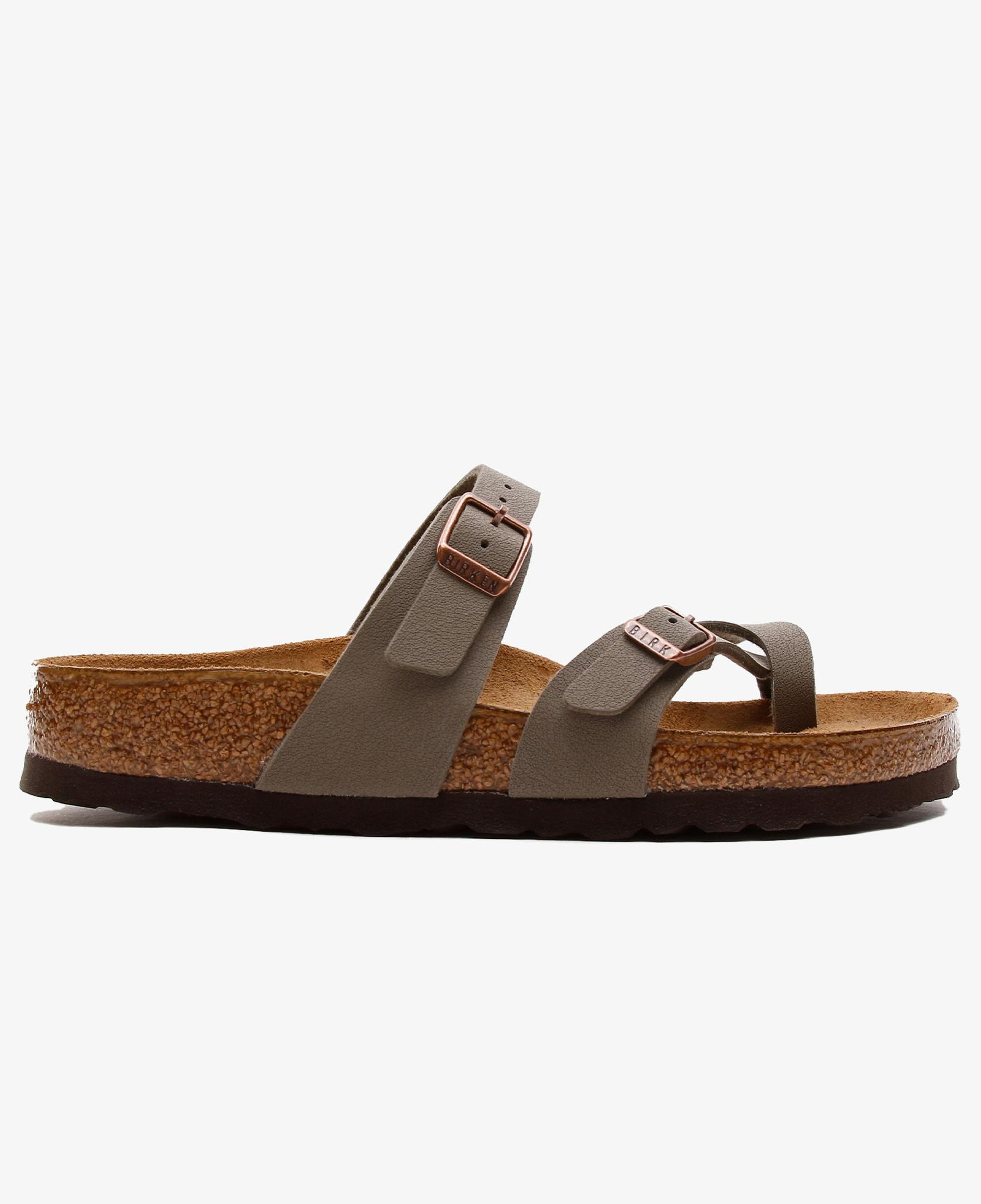 Birkenstock Mayari BF Kadın Taş Nubuk Terlik