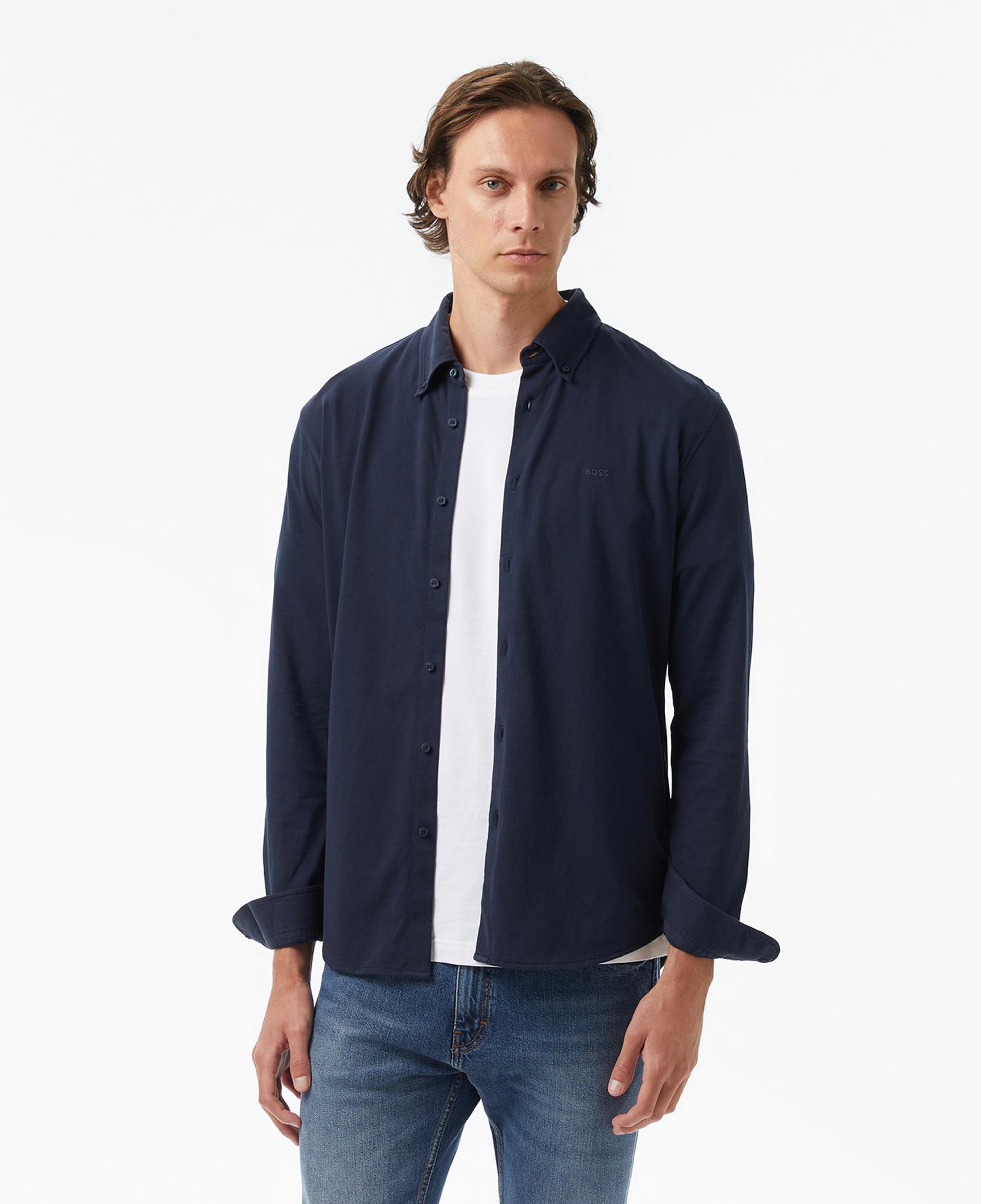 Boss Erkek Lacivert Gömlek