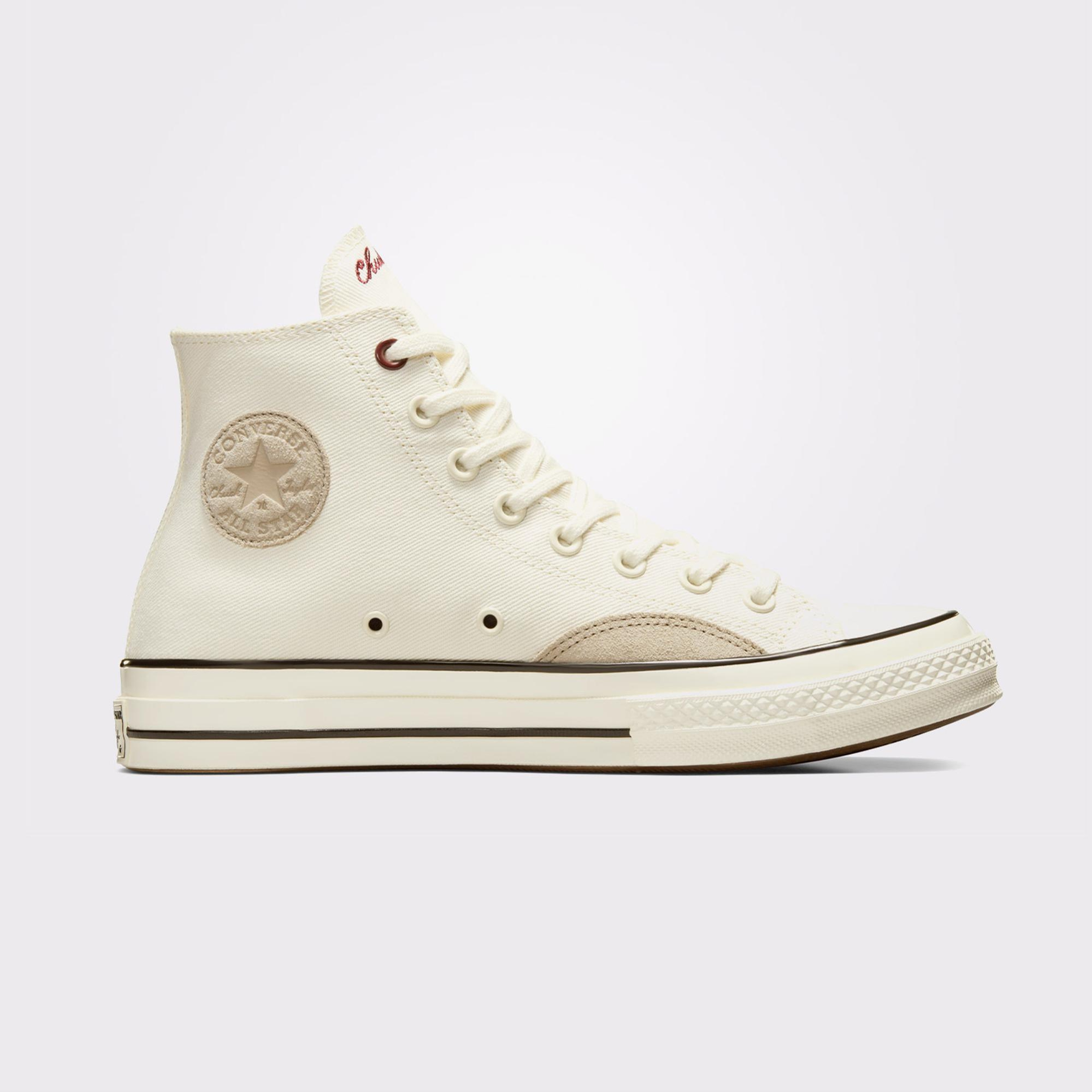 Converse Chuck 70 Mixed Materials Unisex Krem Sneaker