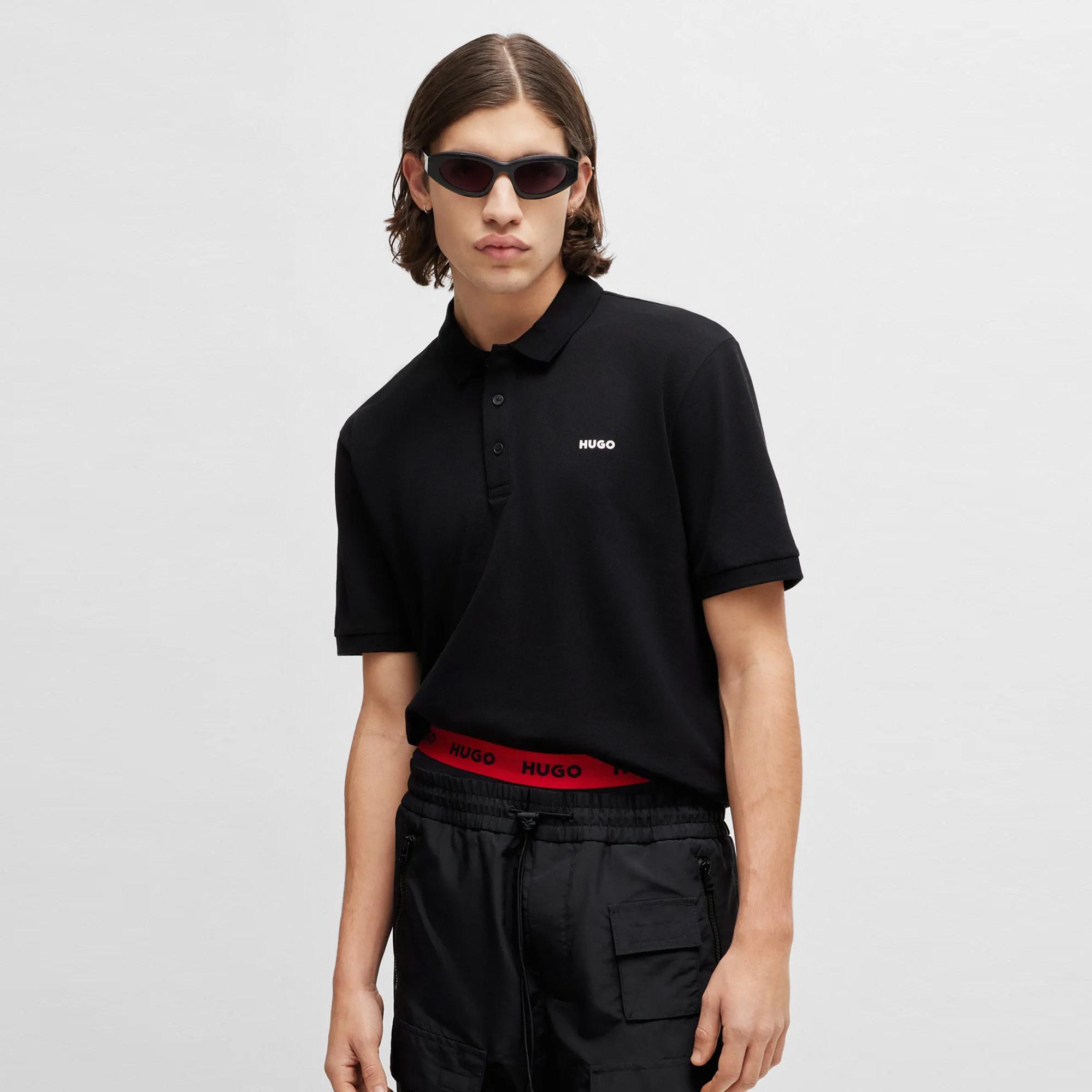 Hugo Donos 222 Erkek Siyah Polo