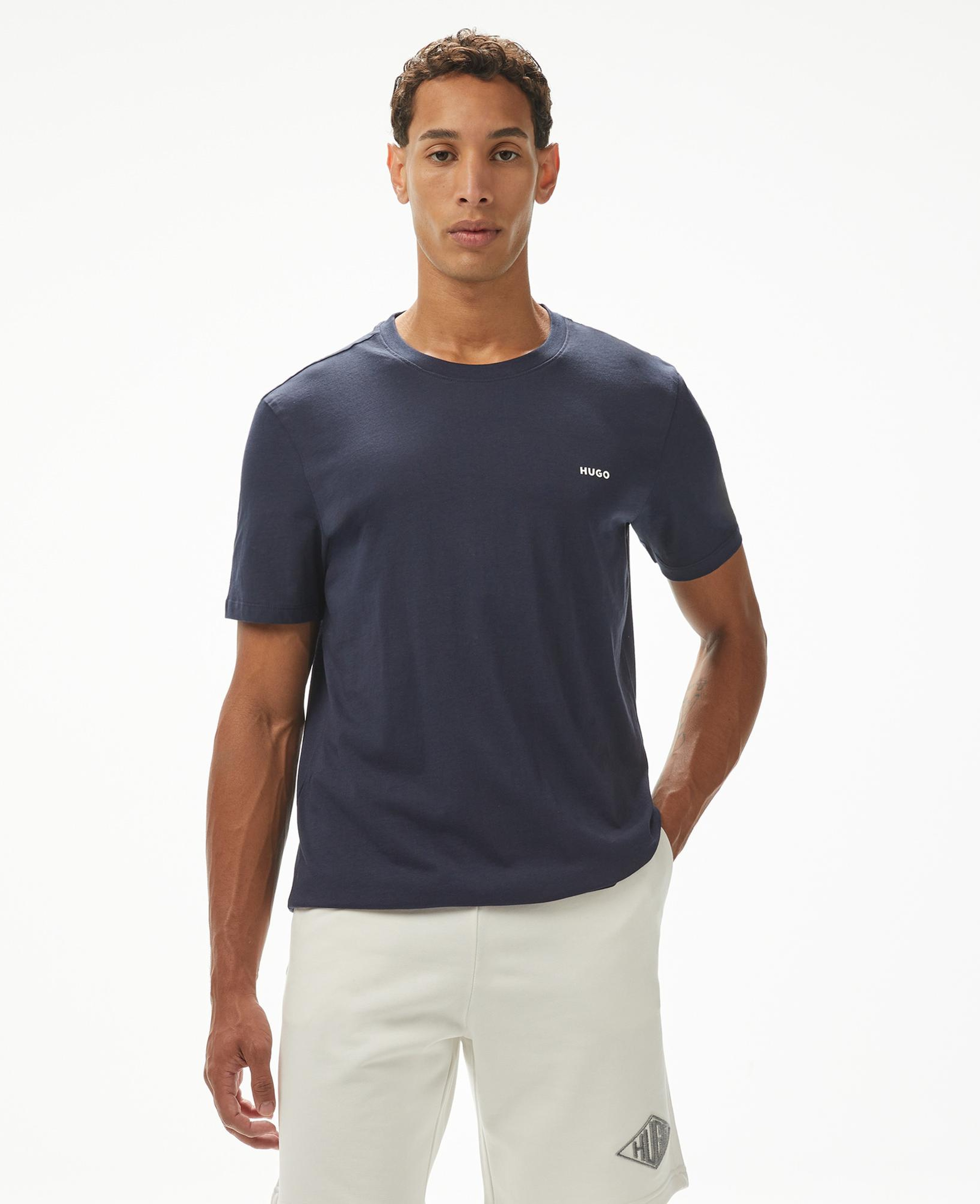 Hugo Dero 222 Erkek Mavi T-Shirt