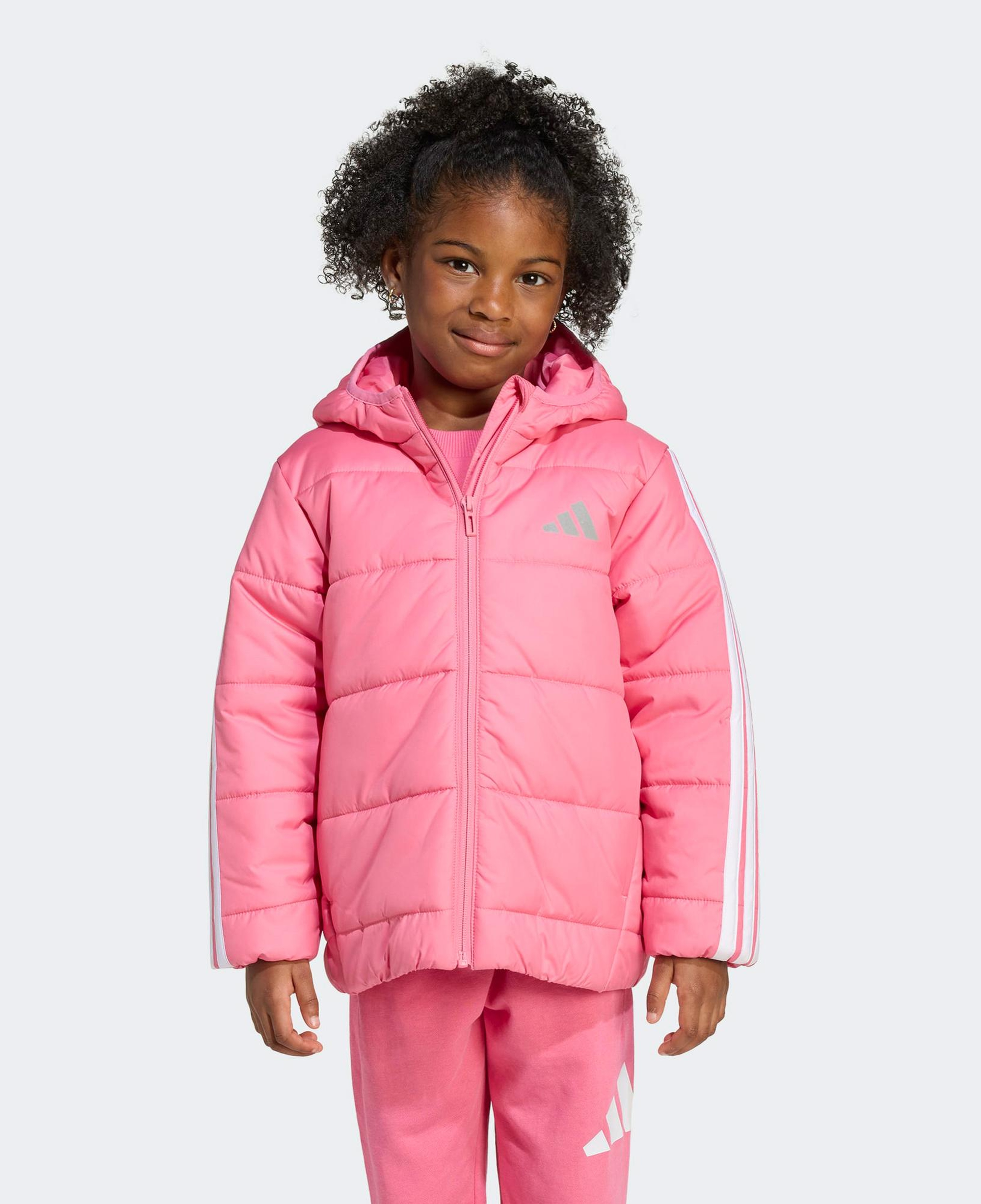 adidas Little Kids Essentials 3-Stripes Çocuk Pembe Mont