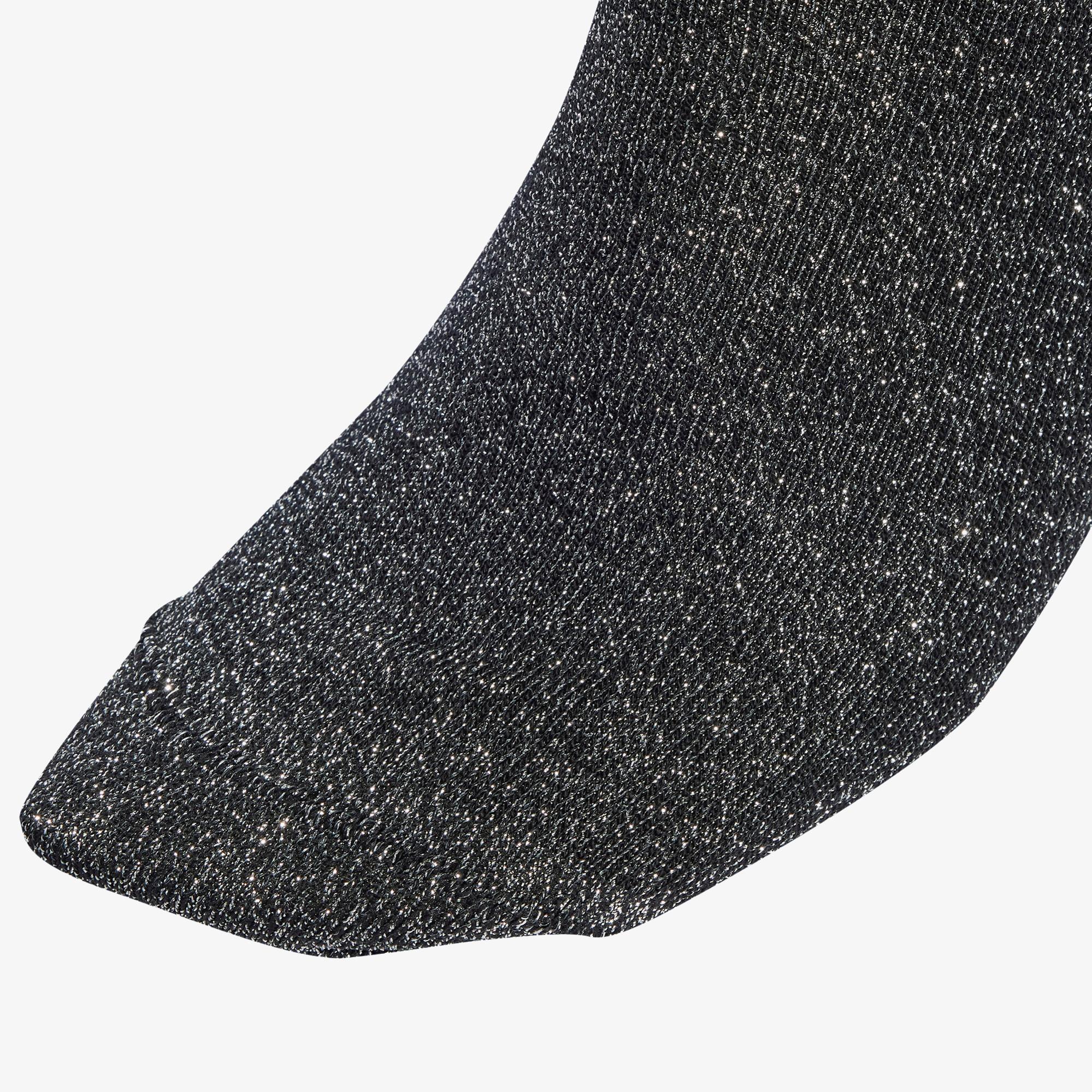 adidas 3-Stripes Glitter Crew 2 Unisex Siyah Çorap