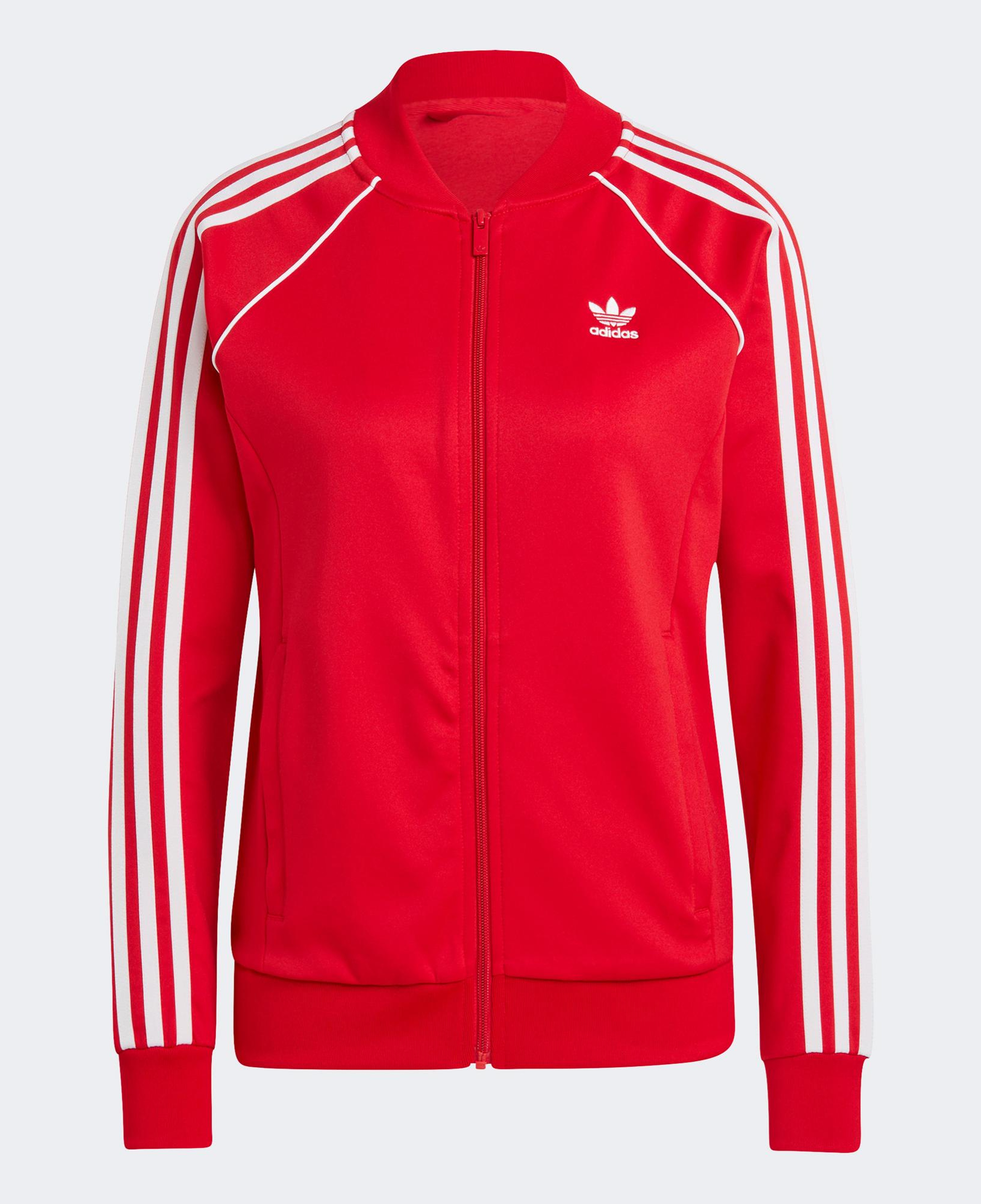 adidas Adicolor Classics Kadın Kırmızı Sweatshirt