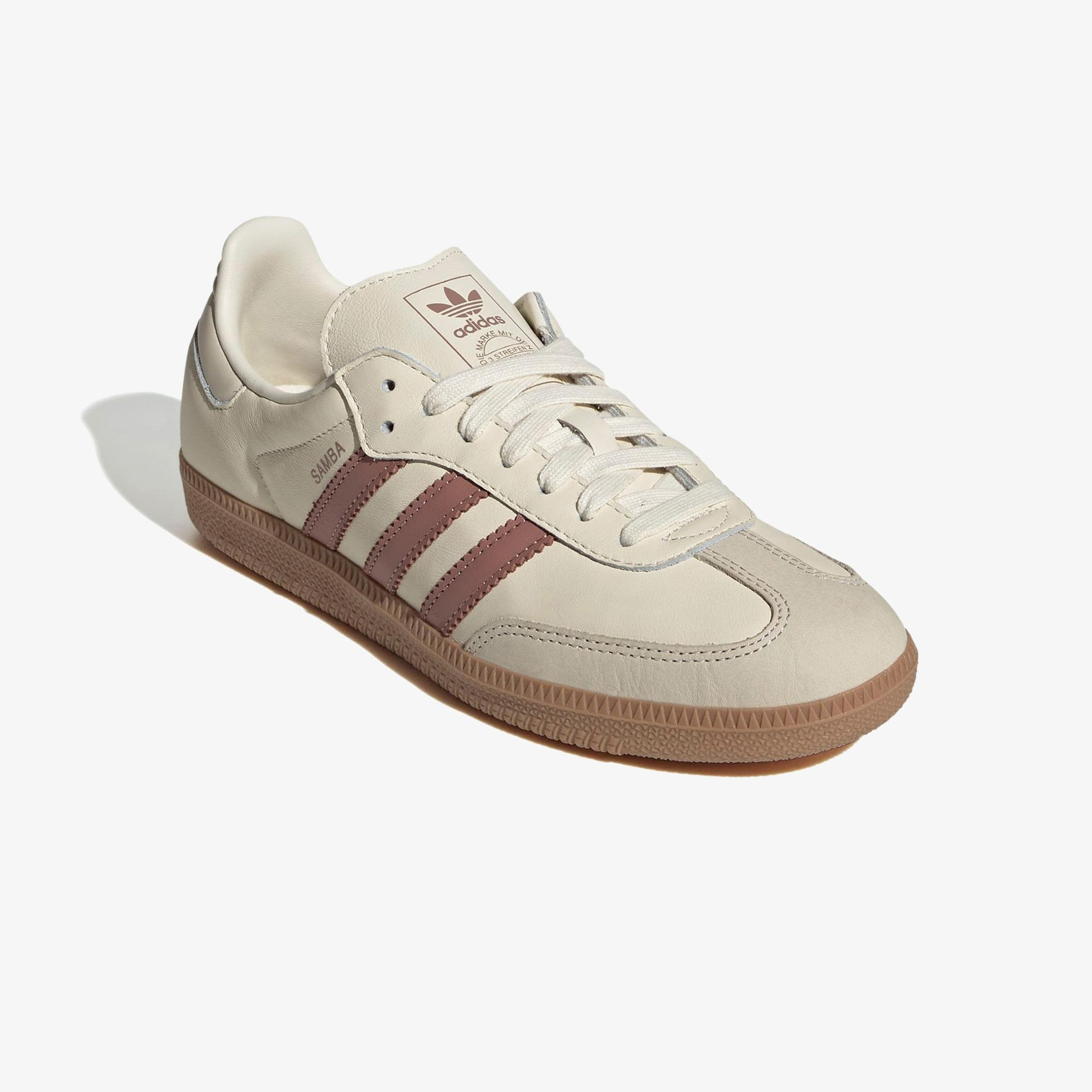 adidas Samba OG Unisex Krem Sneaker