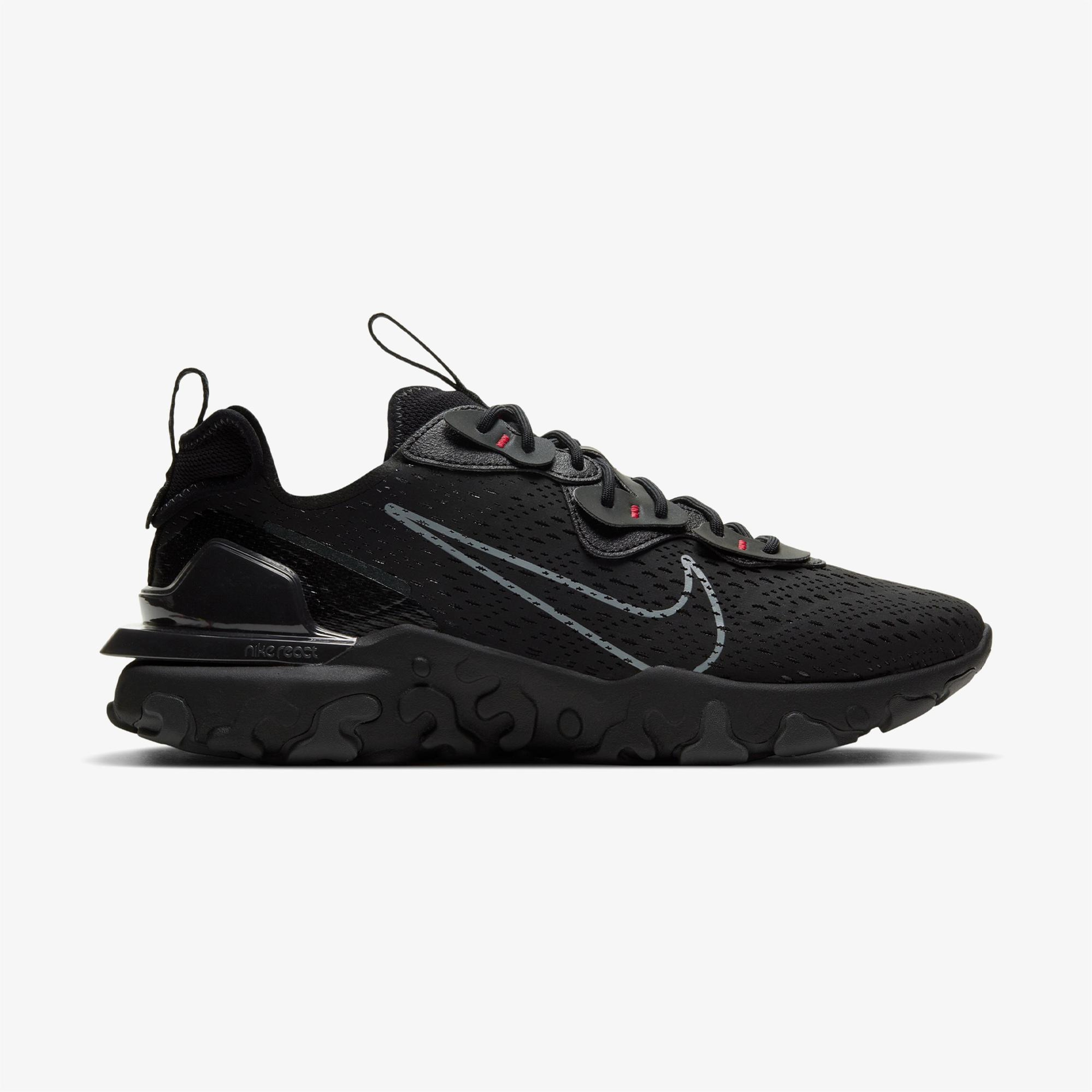 Nike React Vision Erkek Siyah Spor Ayakkabı