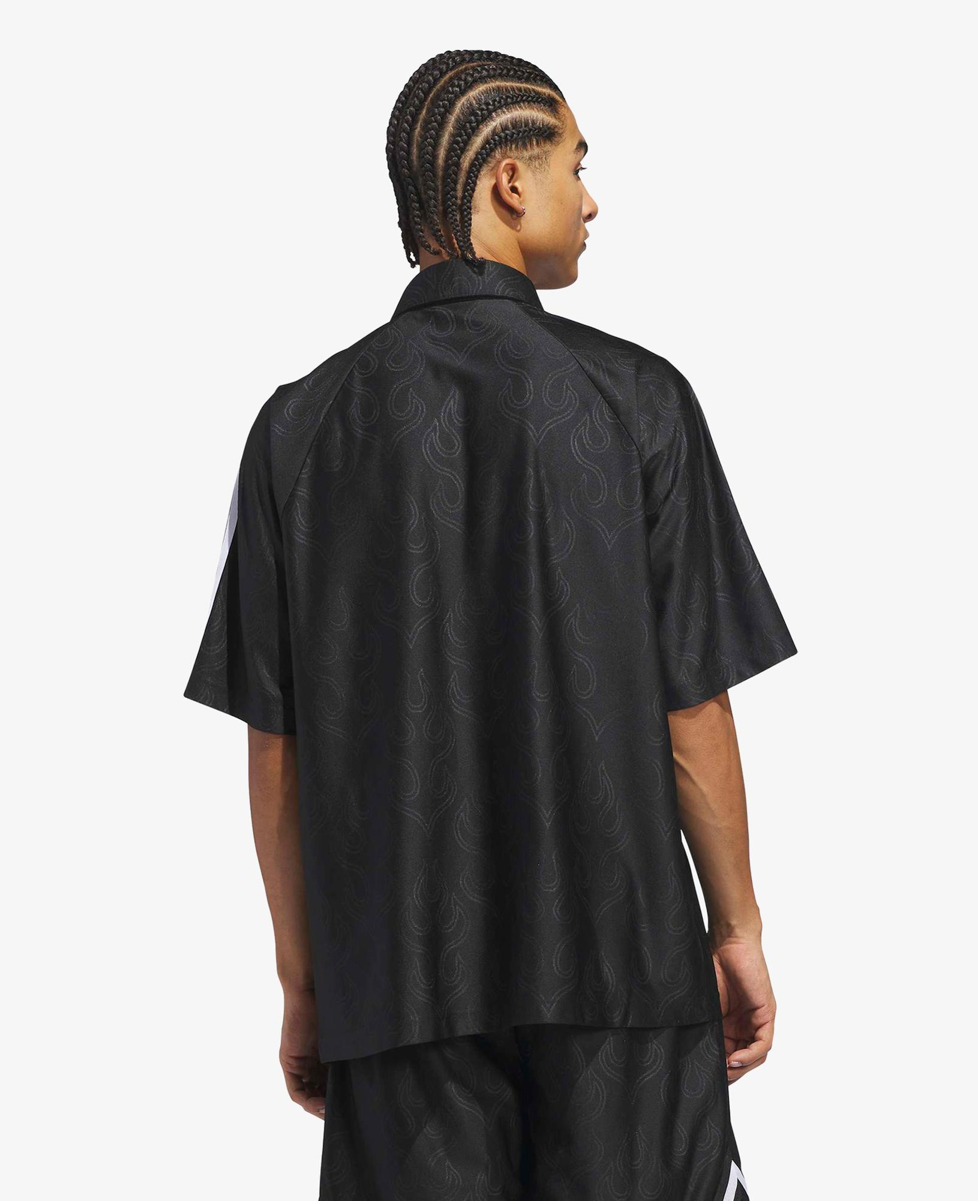 adidas Jacquard Unisex Siyah Gömlek