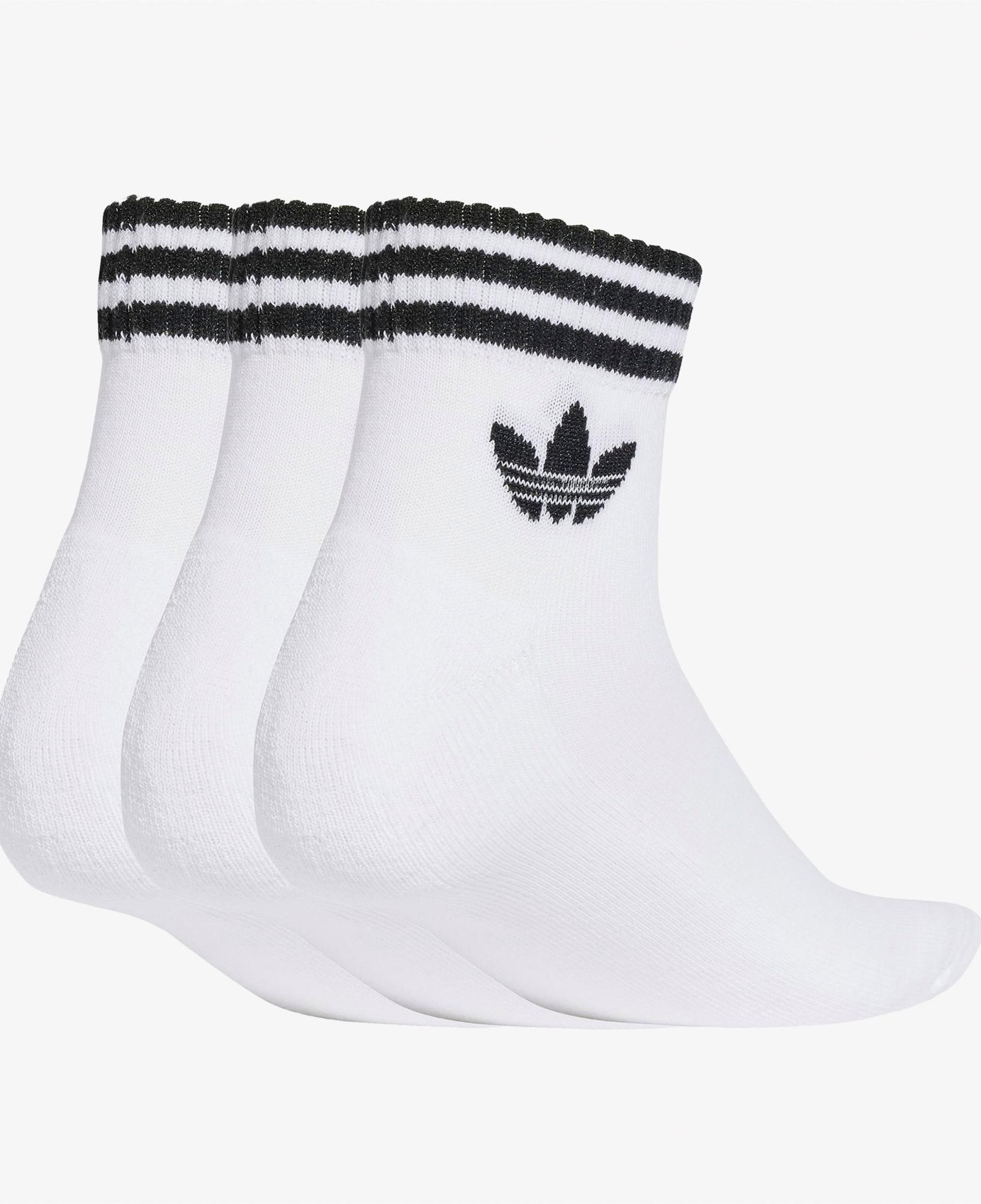 adidas 3-Stripes Ankle 3' lü Unisex Beyaz Çorap